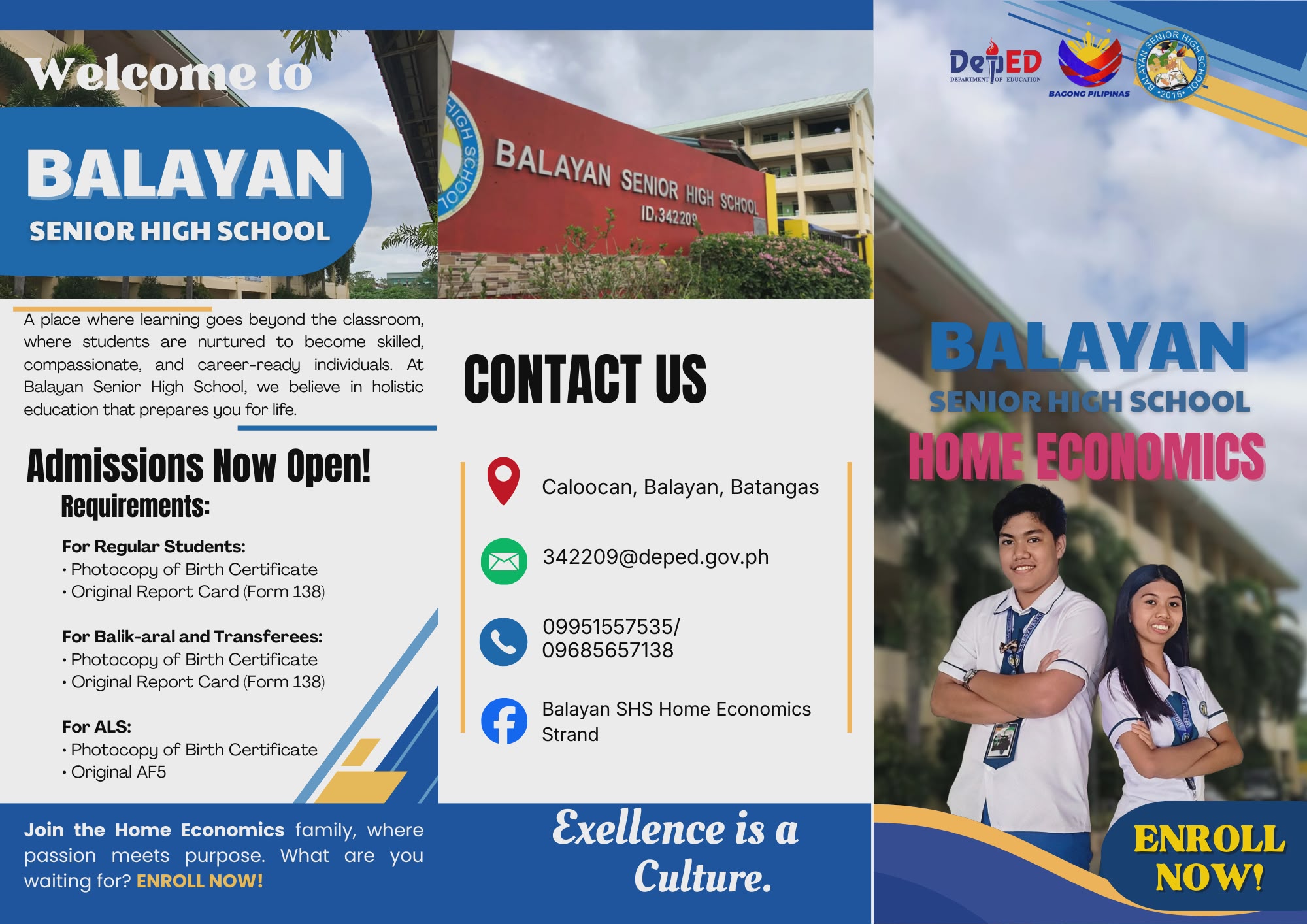 Balayan SHS Home Economics Strand | Balayan