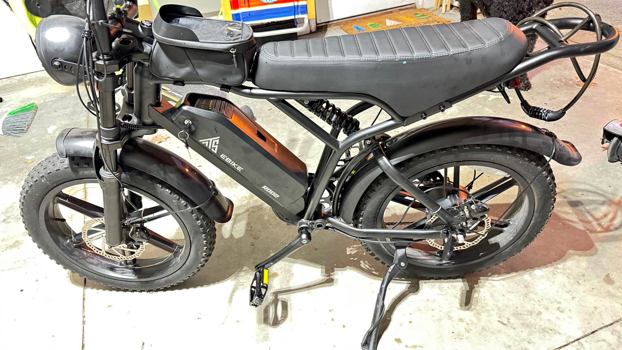 TST® R002 20'' 1500W Full Suspension Moped-style Electric Bike ...