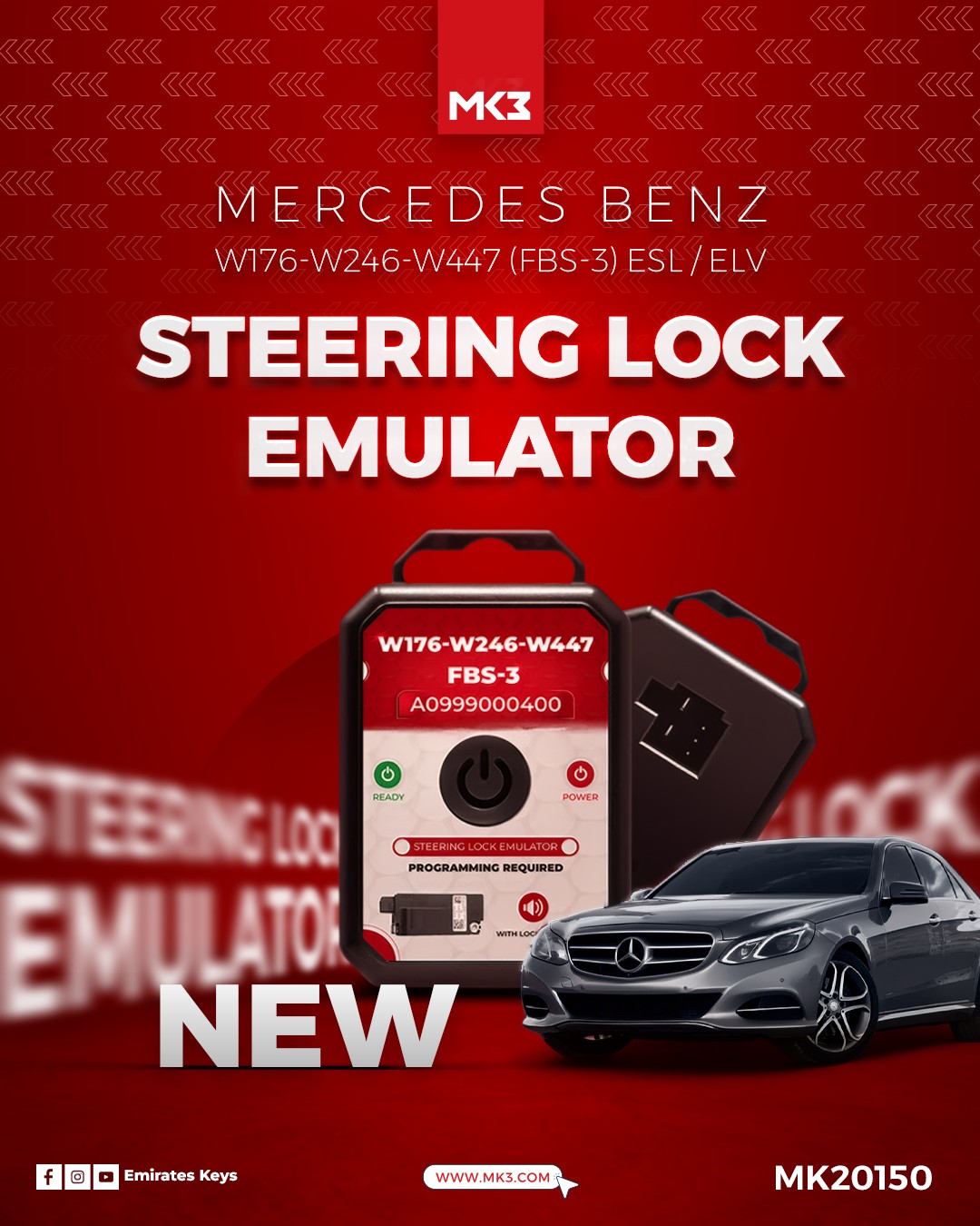 Emirates - 🔒 Mercedes-Benz Steering Lock Emulator (FBS-3) Designed for ...