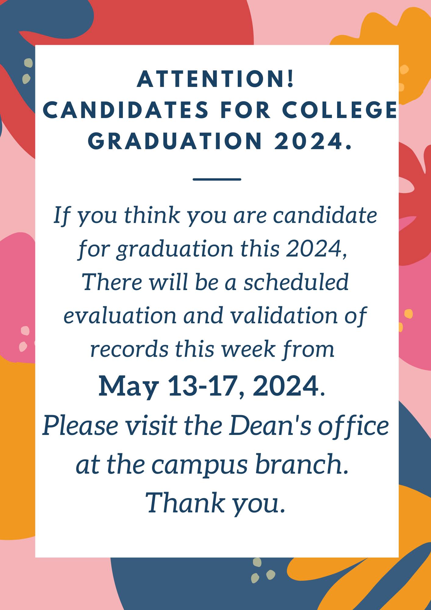 🎓 Calling all graduating AMA... - AMA Computer College Baguio | Facebook
