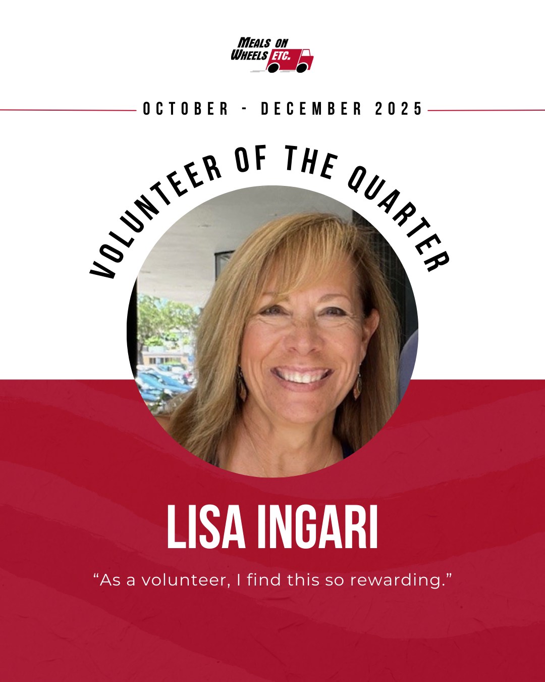 Meals - We are proud to recognize Lisa Ingari as our Volunteer of the ...