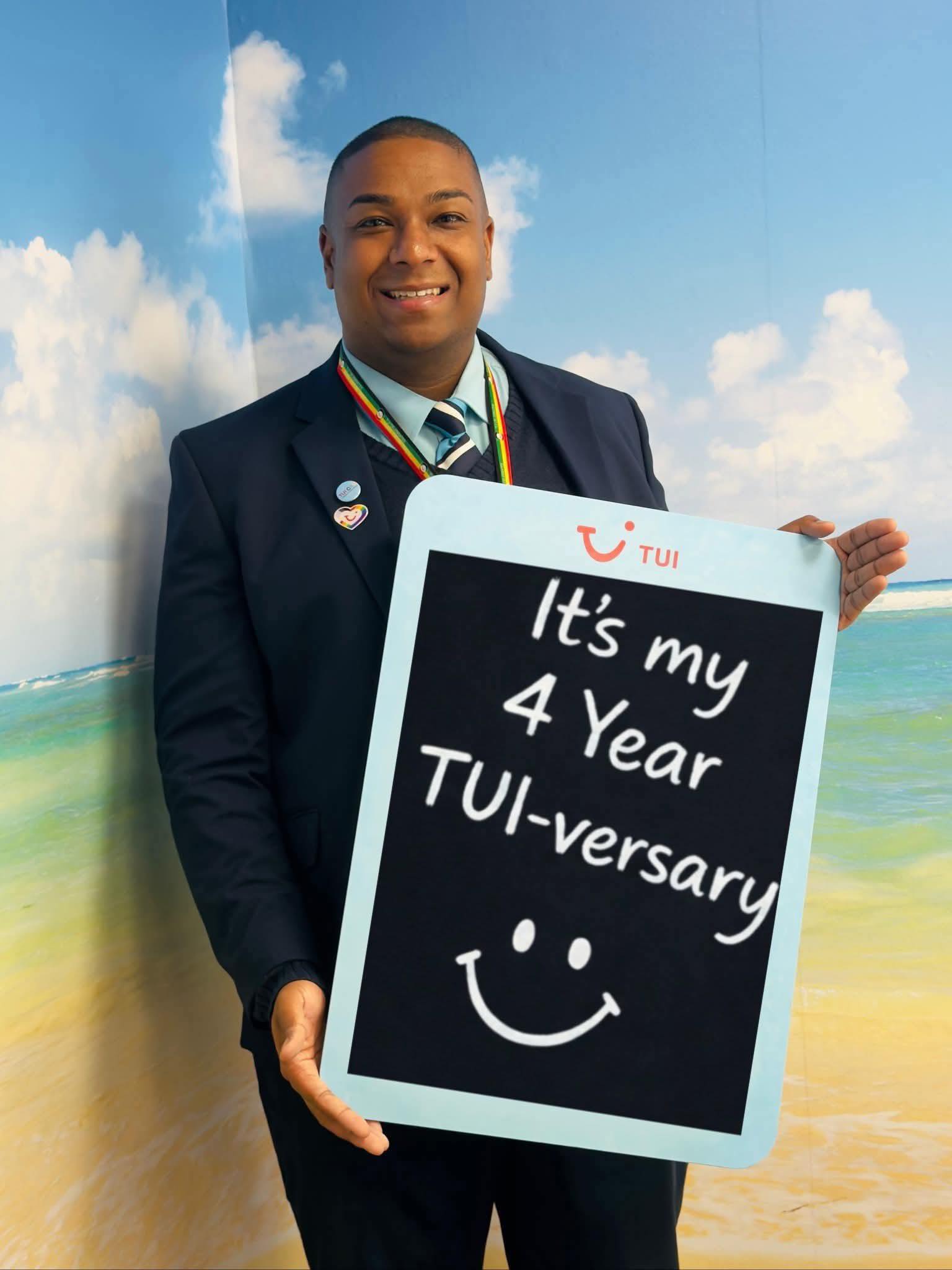 TUI - 💙 Happy TUIversary Andrew! 💙 Our amazing Andrew is celebrating 4 ...