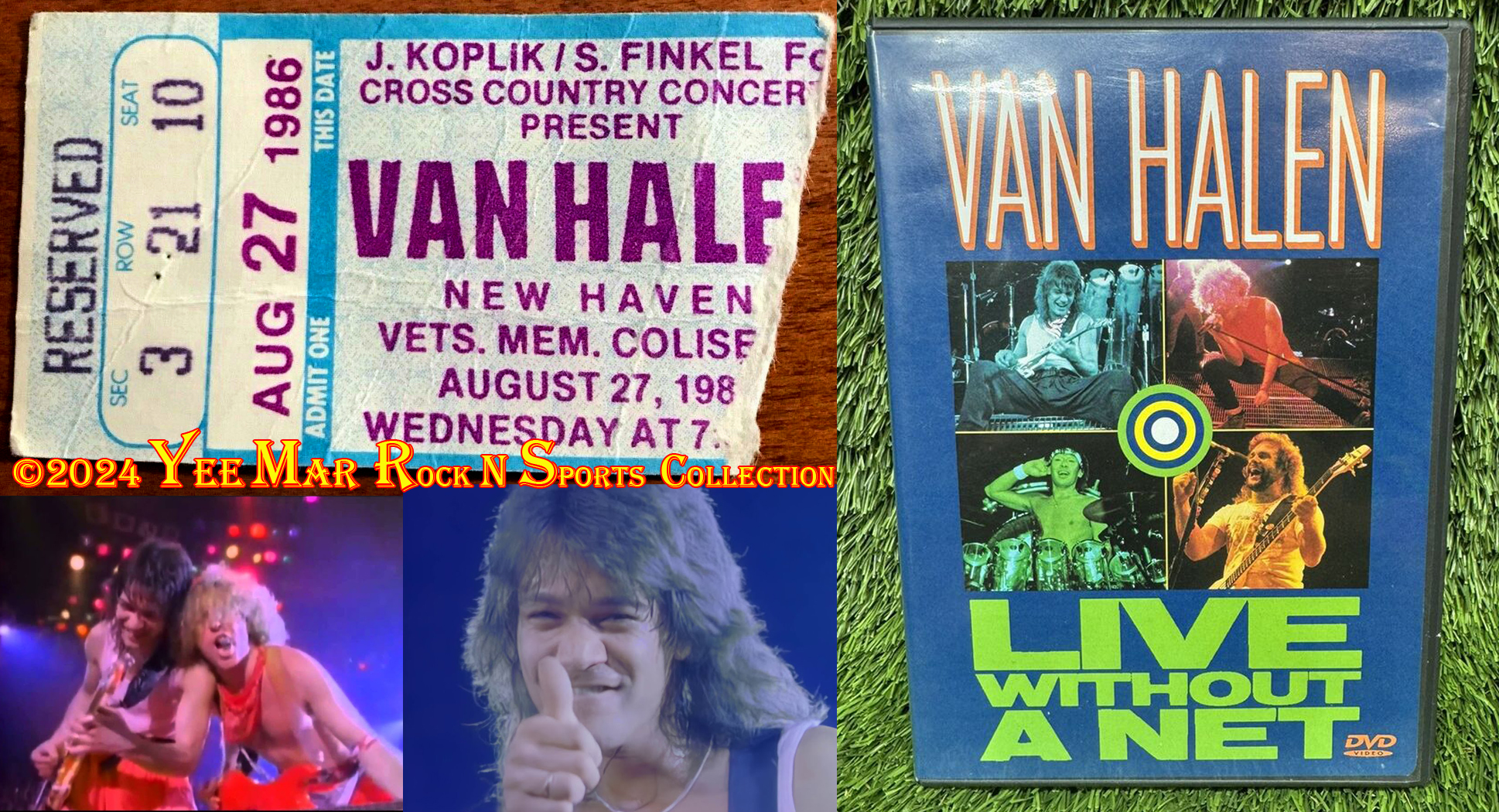 Van Halen Concert at New Haven Coliseum in 1986