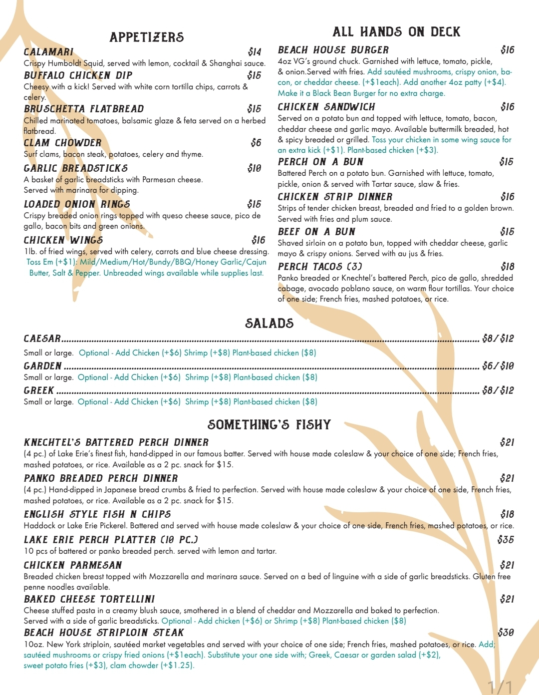 Special Friday the 13th menu... - Port Dover Board Of Trade
