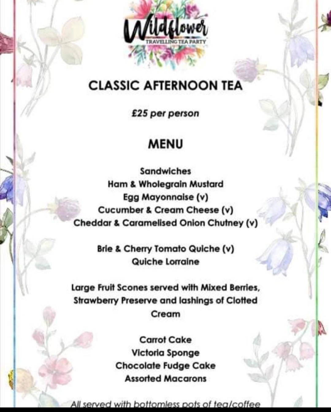 🧁🧁🌸Classic Afternoon Tea🌸🧁🧁... - Drake Teas On The Bus | Facebook