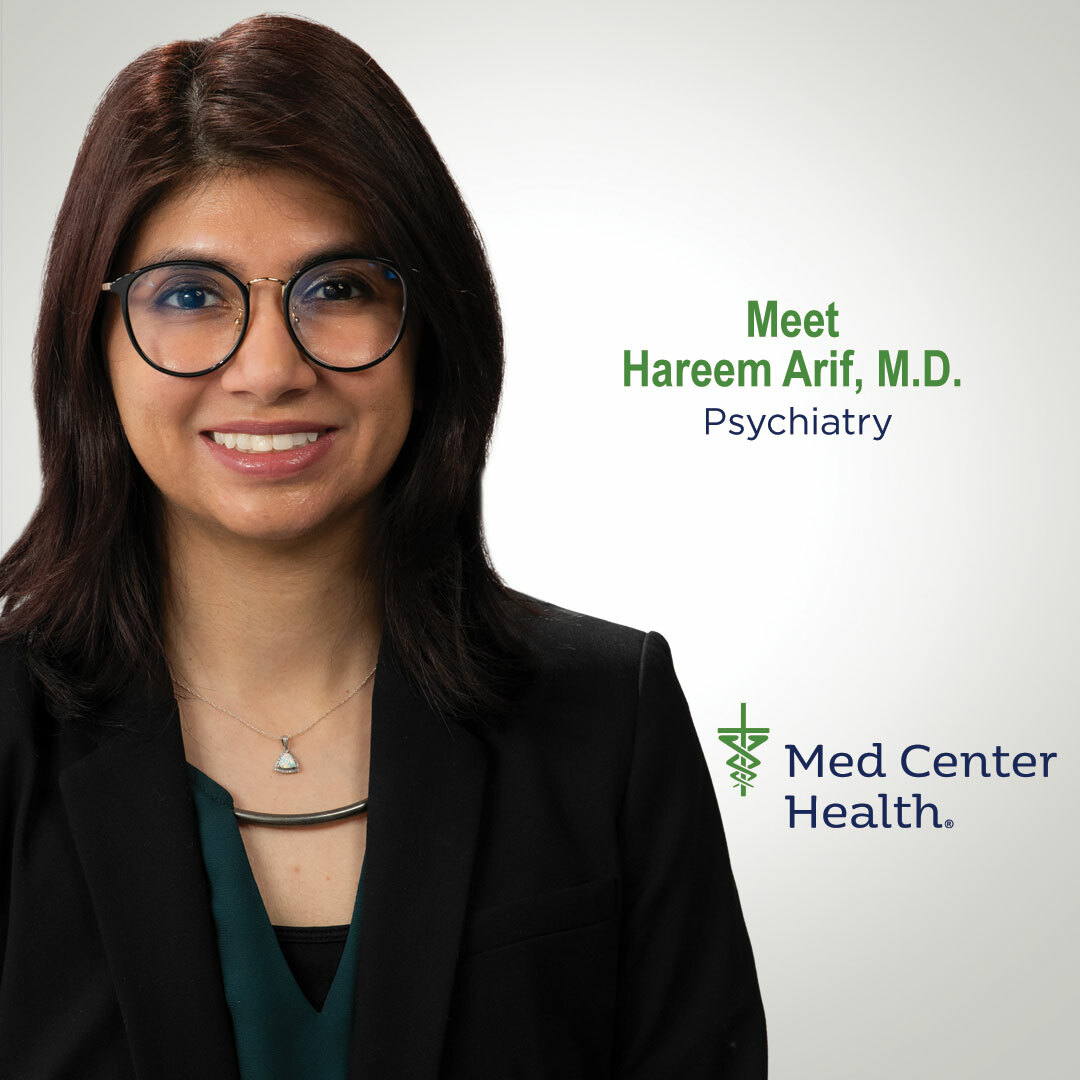 Med - Meet Hareem Arif, M.D. with Medical Center Psychiatry. “I treat ...
