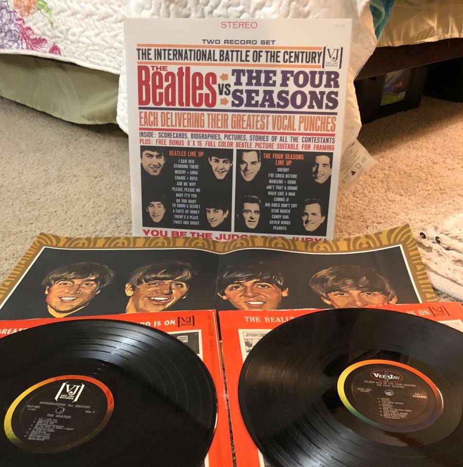 My copy of “The Beatles VS. The Four Seasons” A curious and rather