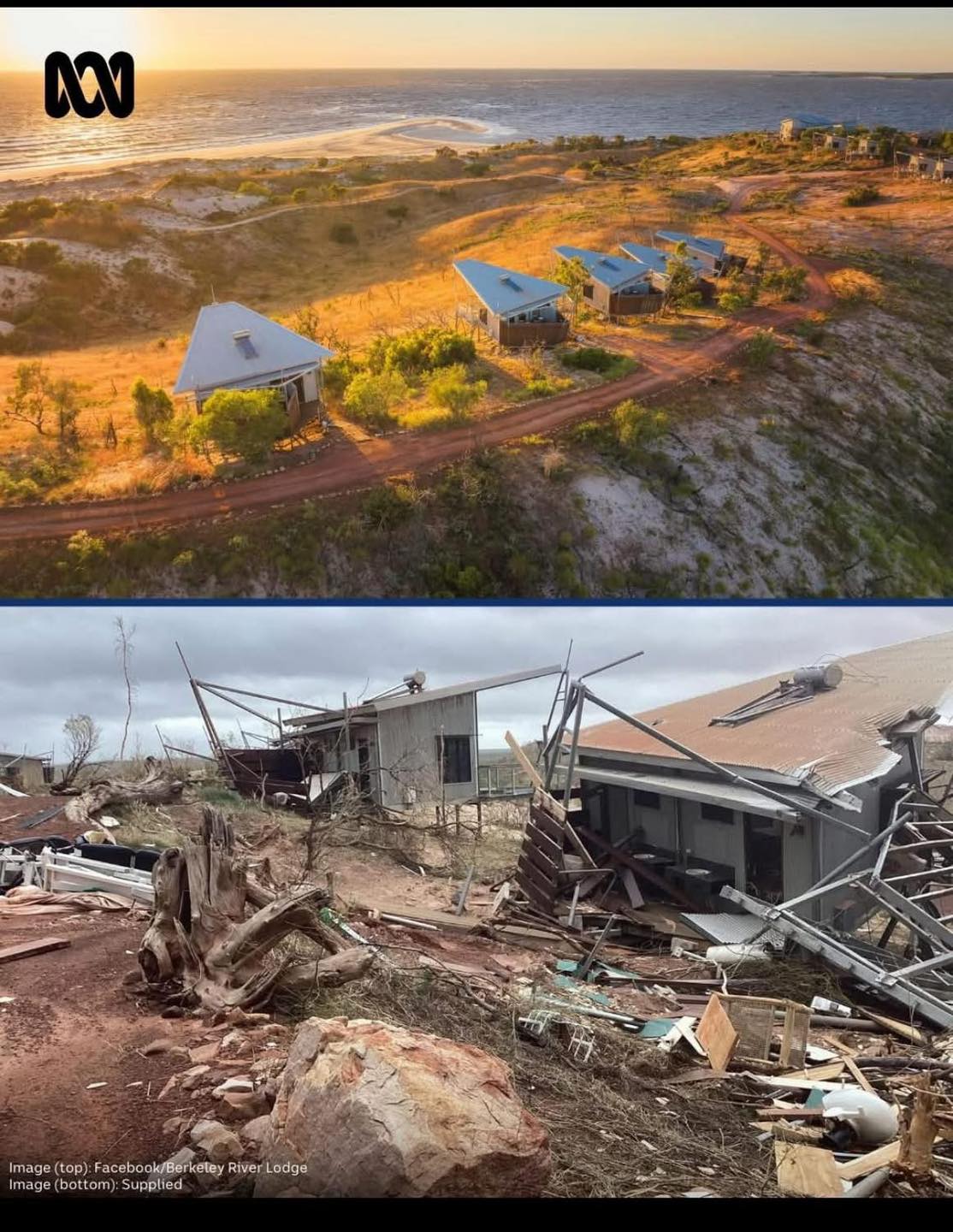 Your - Then and now! Cyclone Fina 🌀 leaving its mark in the northern ...