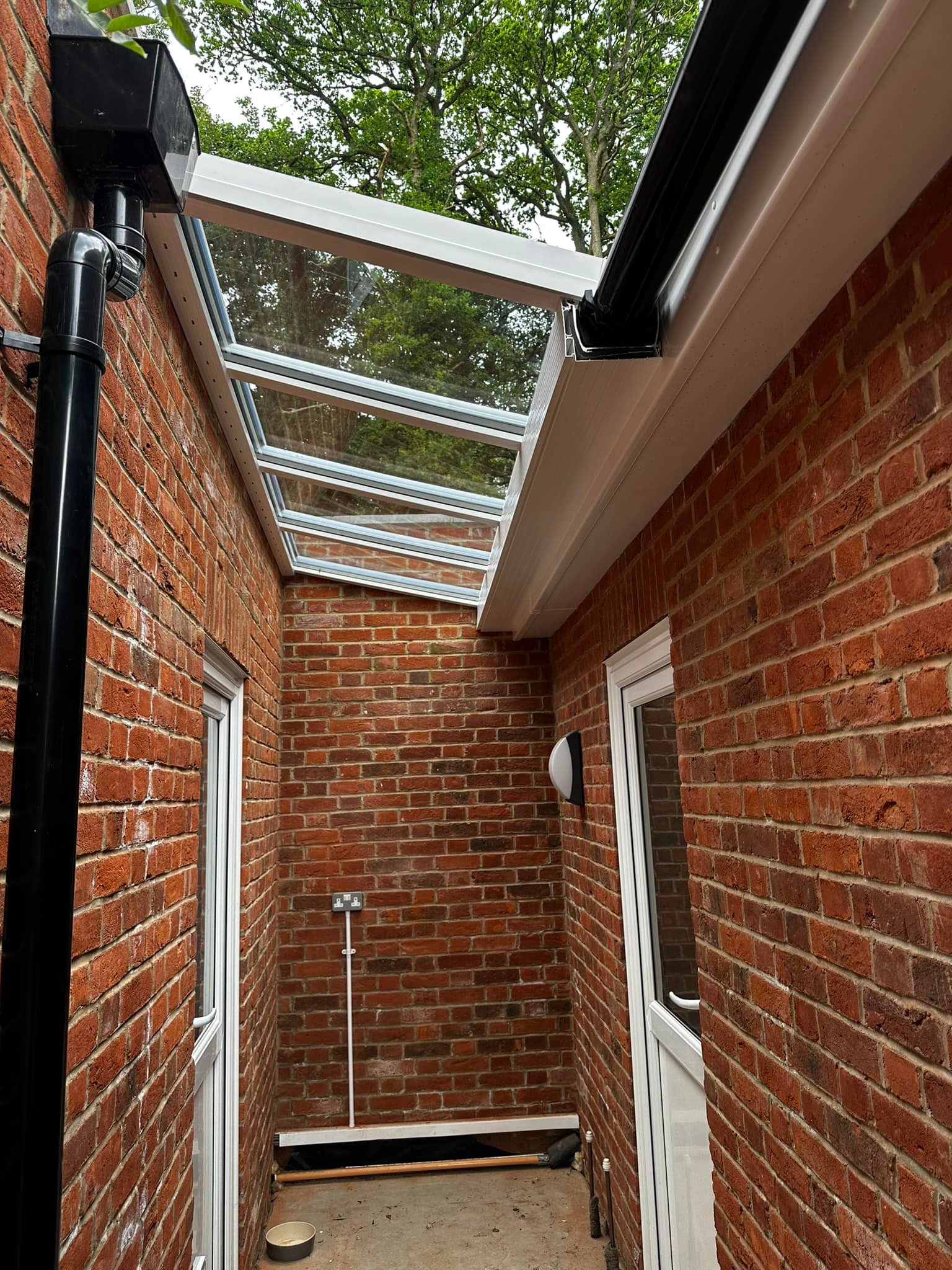 Custom built Lean to Roof - TF Windows and Doors