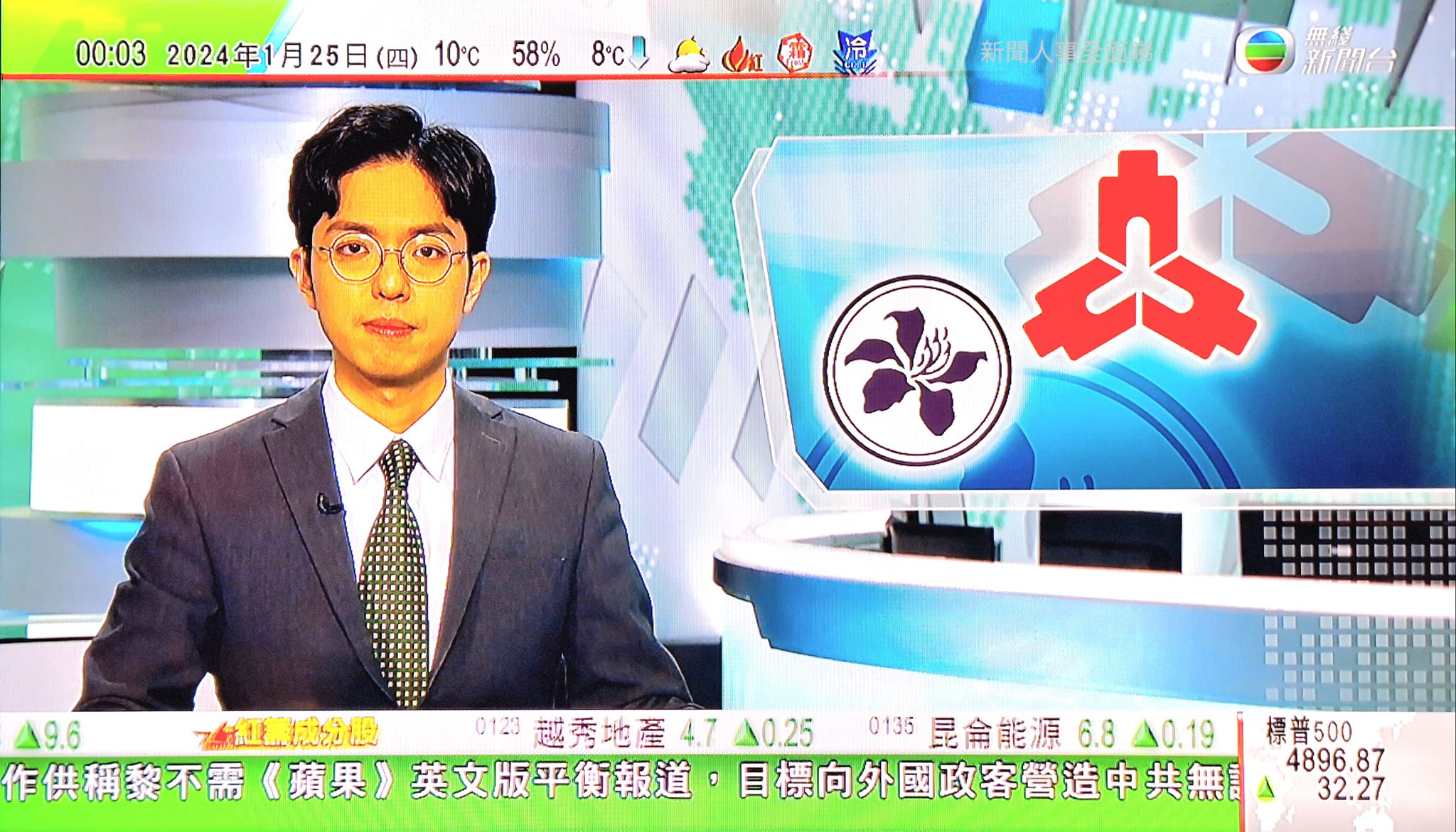 新聞人事全面睇 - 胡朗軒@無綫新聞台《深宵新聞報道》：25-1-2024 | Facebook