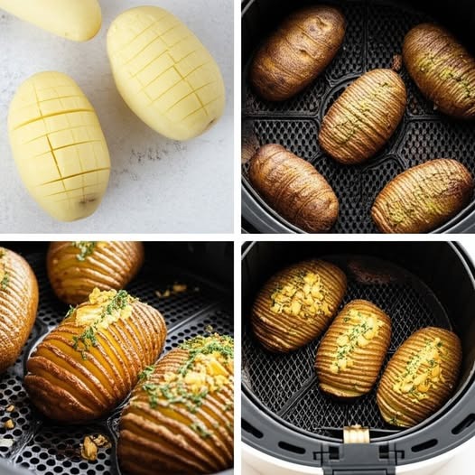 AirFryer - If you cut raw potato across and lengthwise, but not all the ...