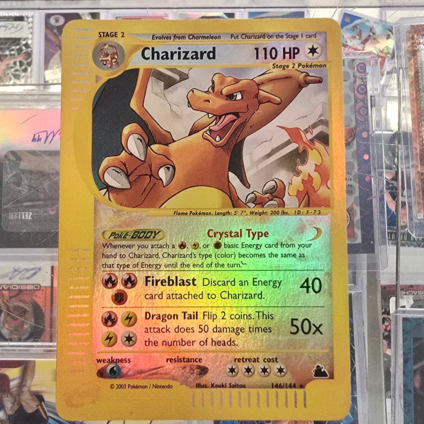 charizard pokmon card holographic Pokemon Credit Card Skin Celebrate the incredible history of the TCG hobby by adding this Charizard 1999 Pokemon Base Set Holo Rare #4 PSA Authenticated 6 Card to your vault Charizard 1999 Pokemon Base Set