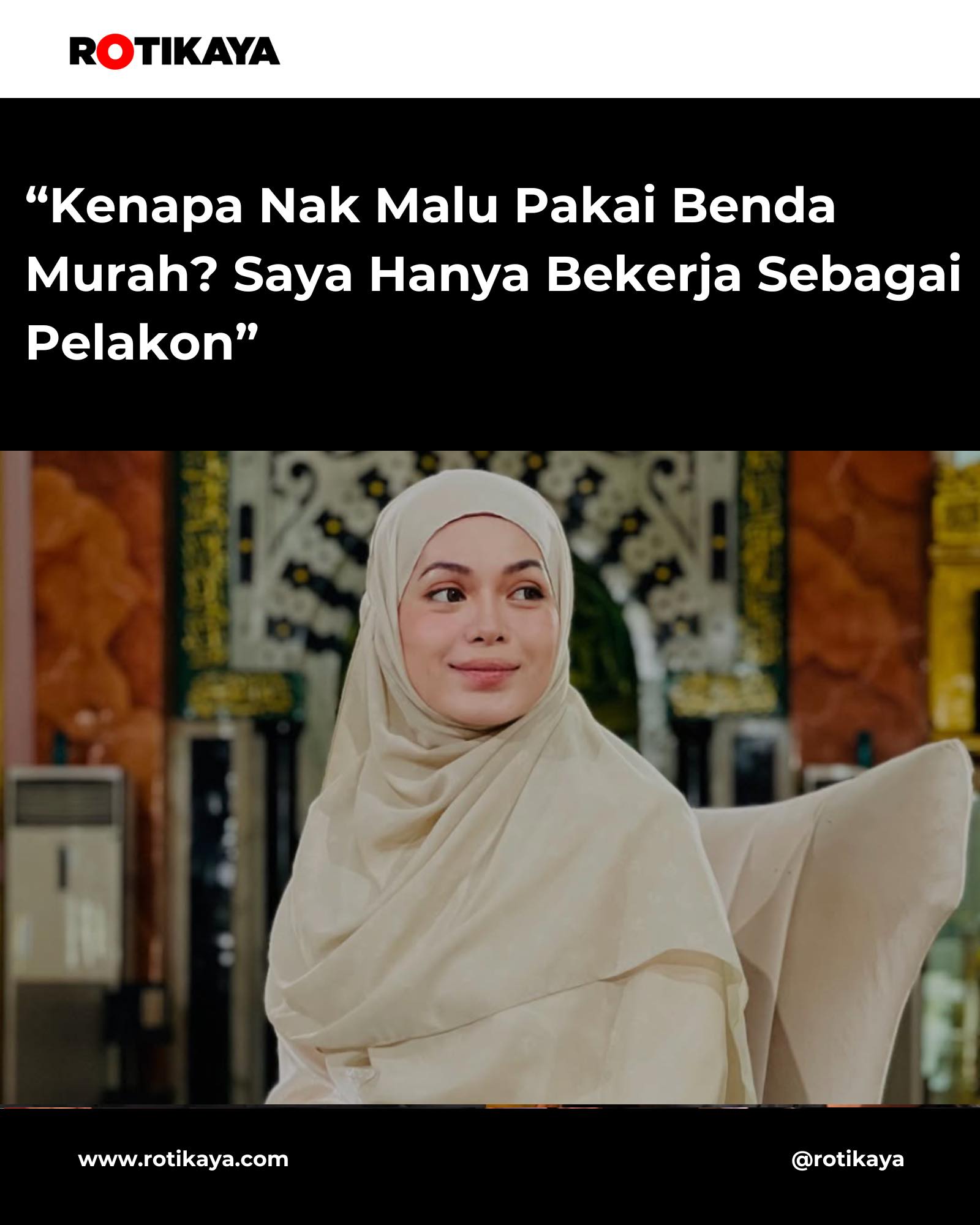 ROTIKAYA - “Balik rumah, saya hanya Farah Nadia yang perlu urus anak ...