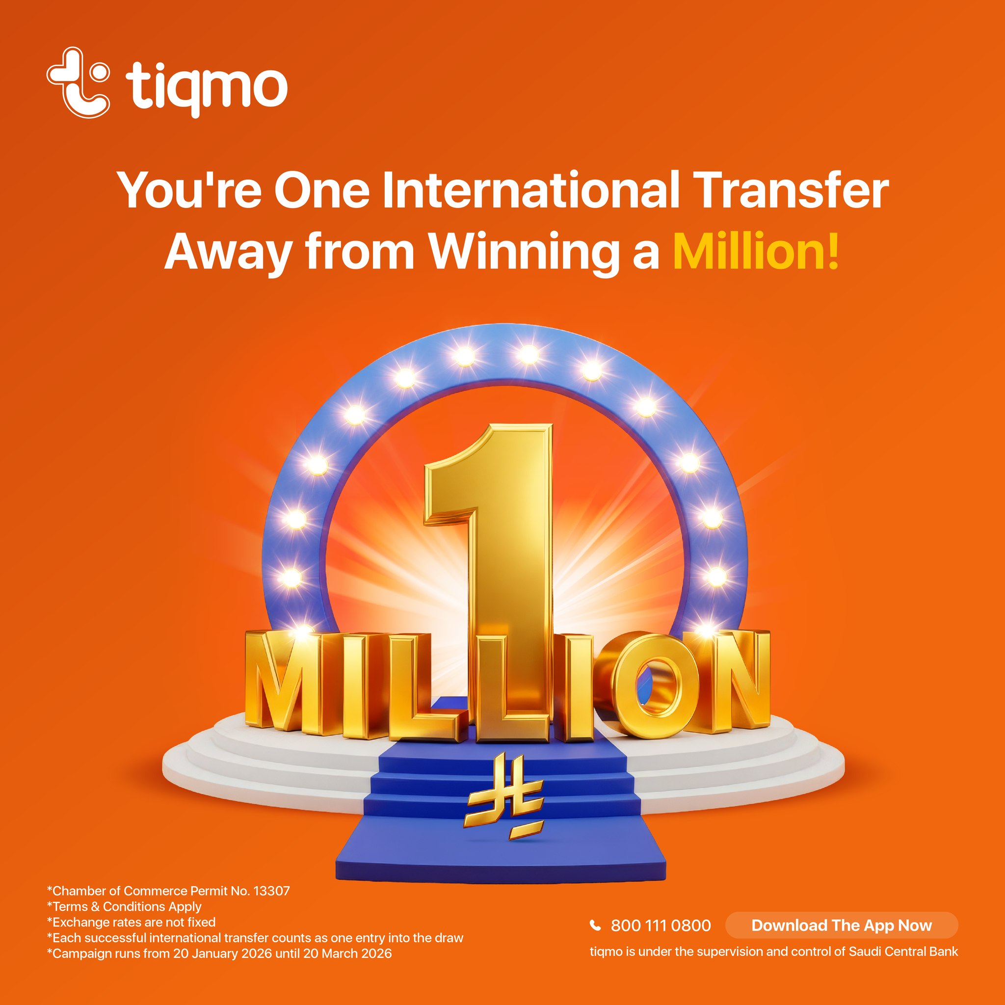 Tiqmo - Make your next transfer a Million-Riyal move!!! 🏆... | Facebook