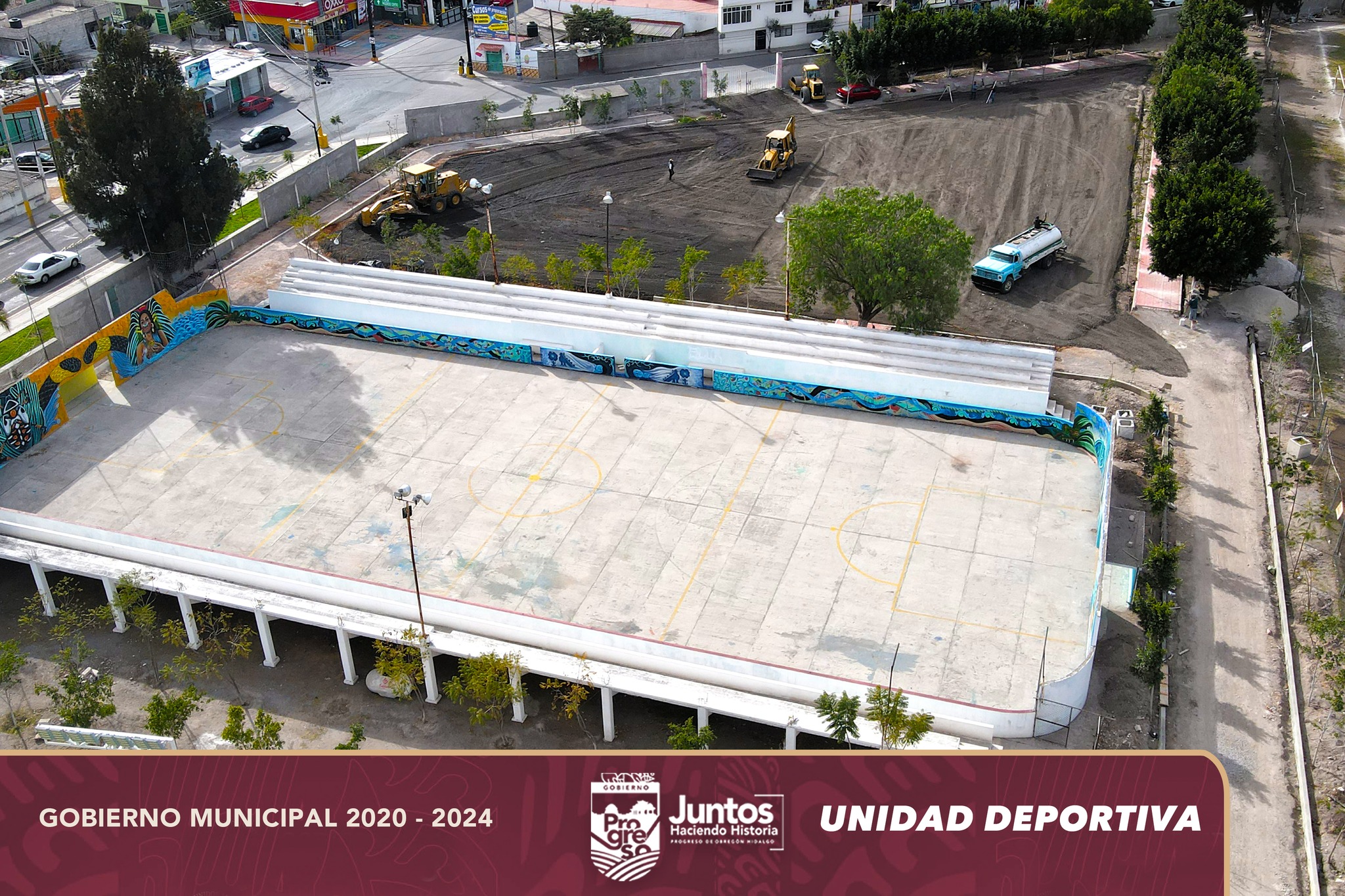 MEJORES ESPACIOS PARA TODAS Y TODOS, UNIDAD DEPORTIVA PROGRESO, EN ...