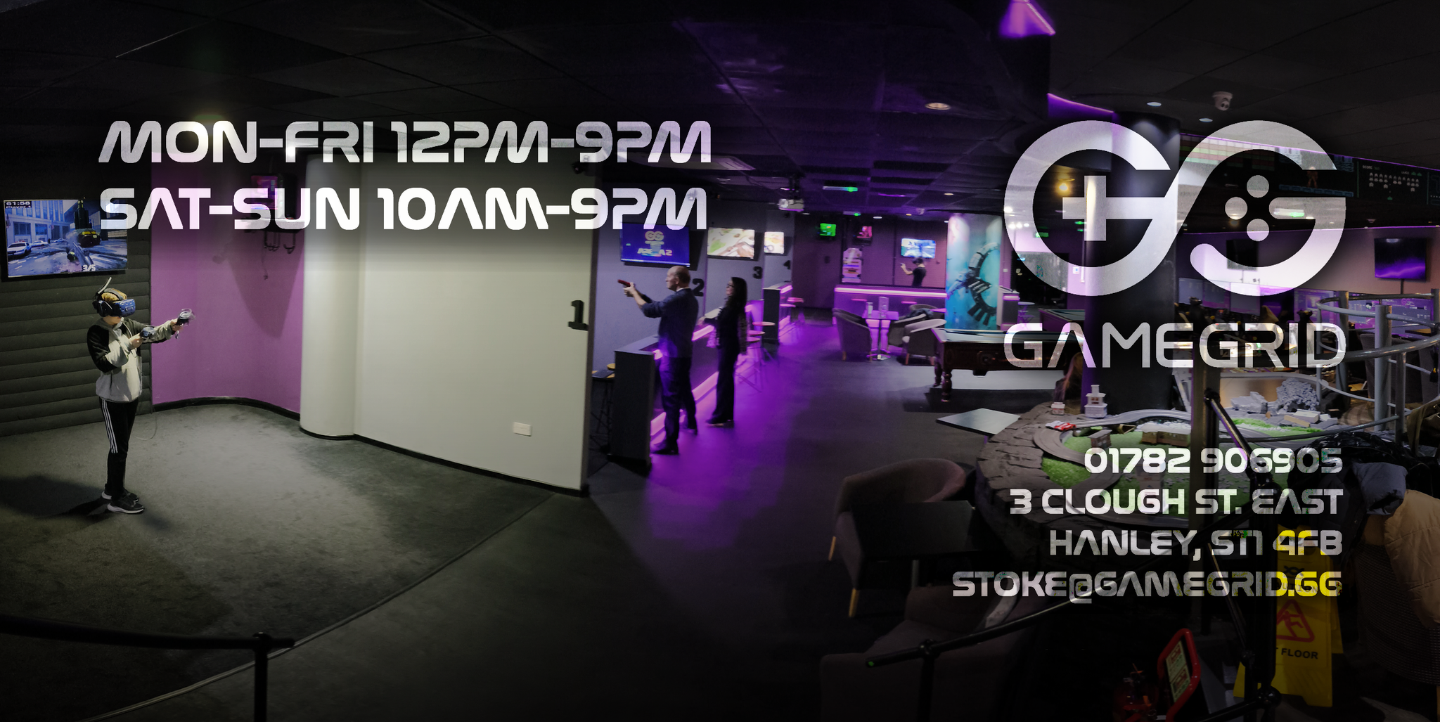 GameGrid - VR, Esports & Gaming Hub | Stoke-on-Trent