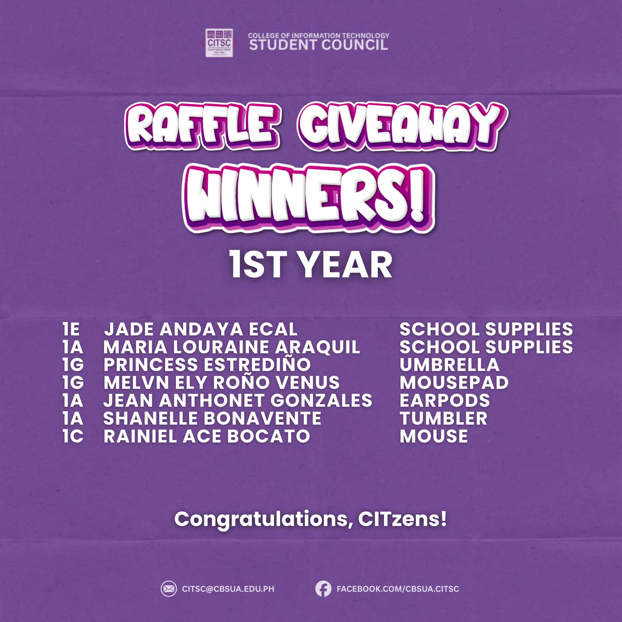 🎉 CONGRATULATIONS, CITzens! 🎉 The moment you’ve been waiting for is ...