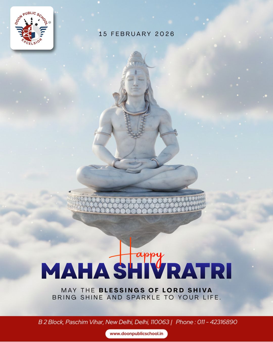 Doon - On this sacred night of Maha Shivratri, may the divine blessings ...