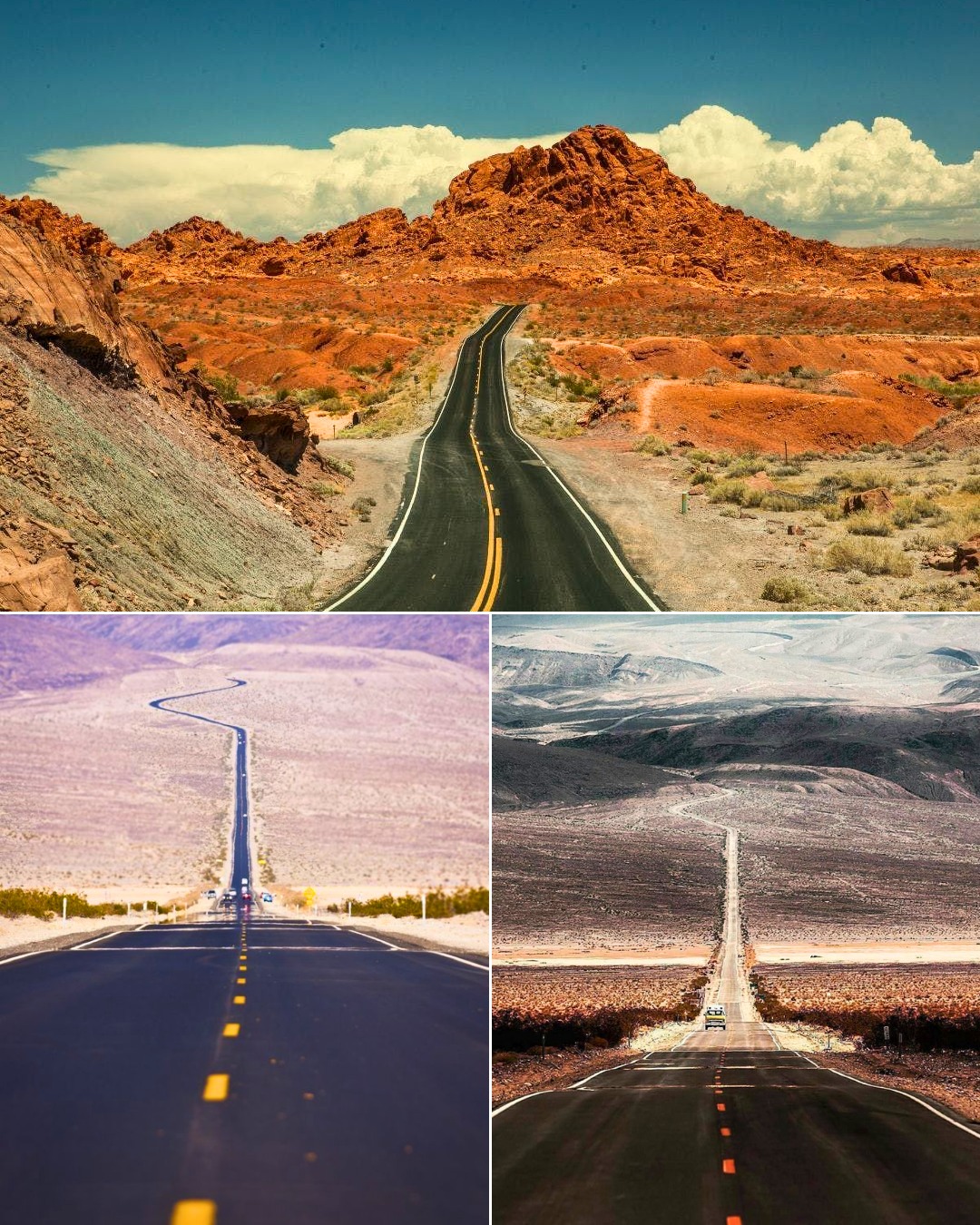Amazing - Highway in Death Valley National Park, USA 🇺🇸 The highway ...