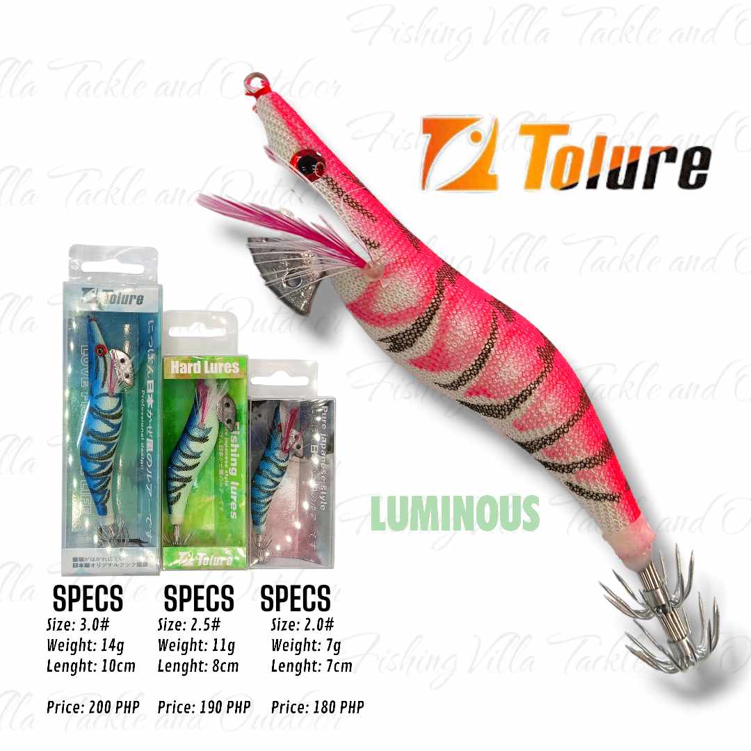 Luminous Squid Hook Jig Lure, Glow in the Dark Fishing Lure Artificial