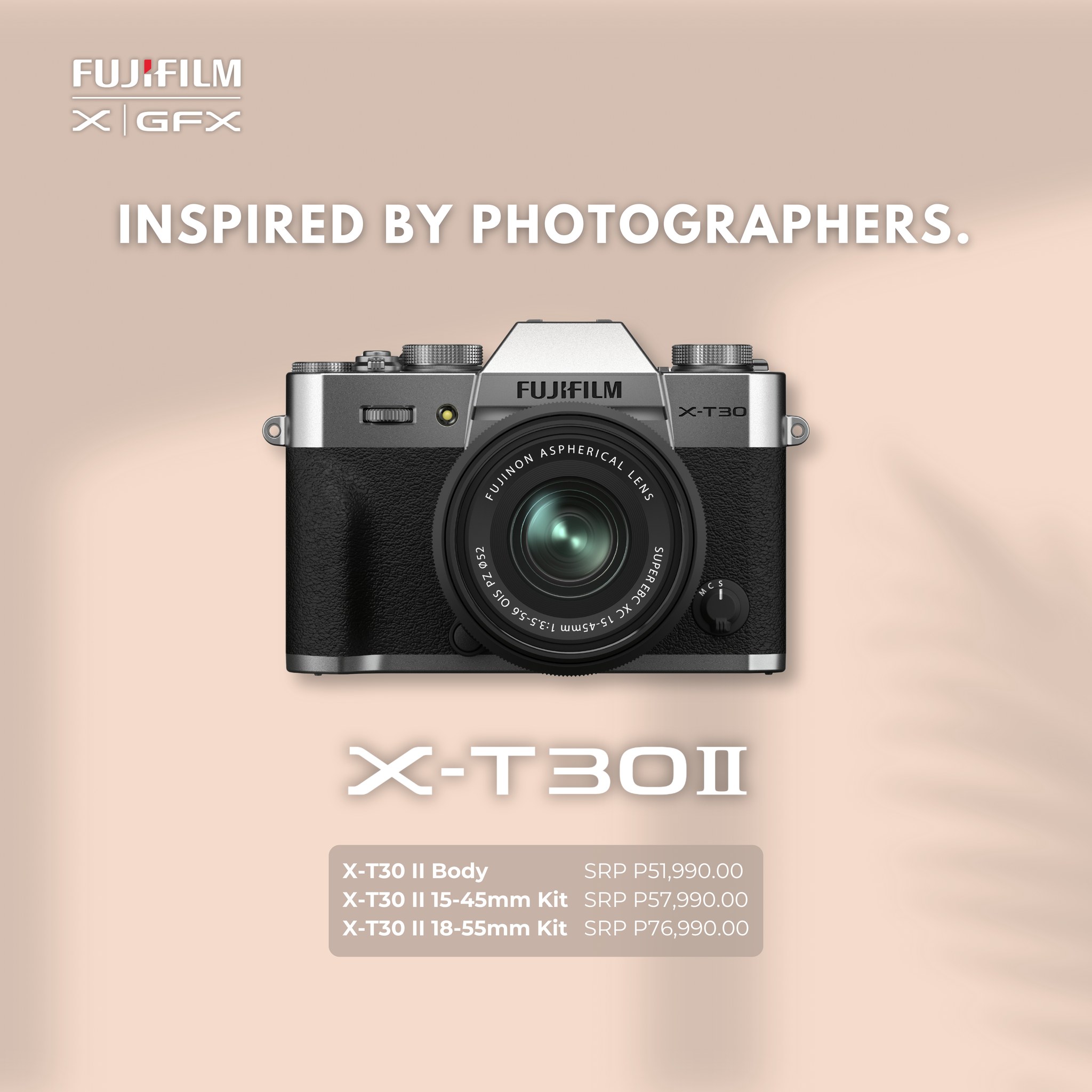 Every aspect of the Fujifilm X-T30II keeps photographers in mind 