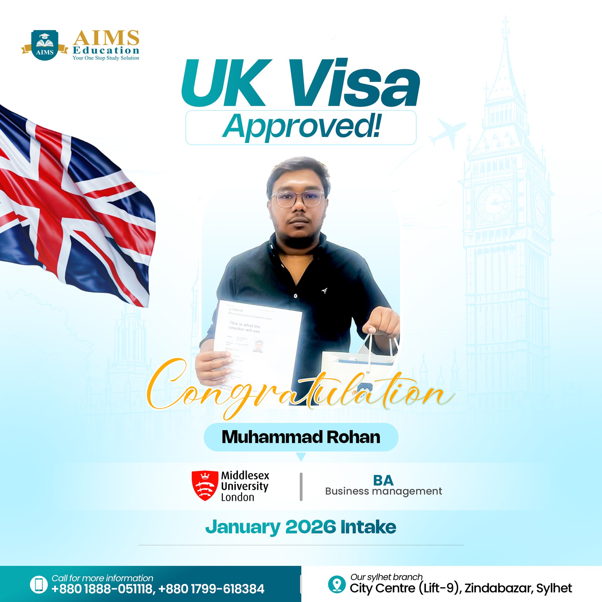 🎉 Congratulations to our brilliant... - AIMS Education Sylhet | Facebook