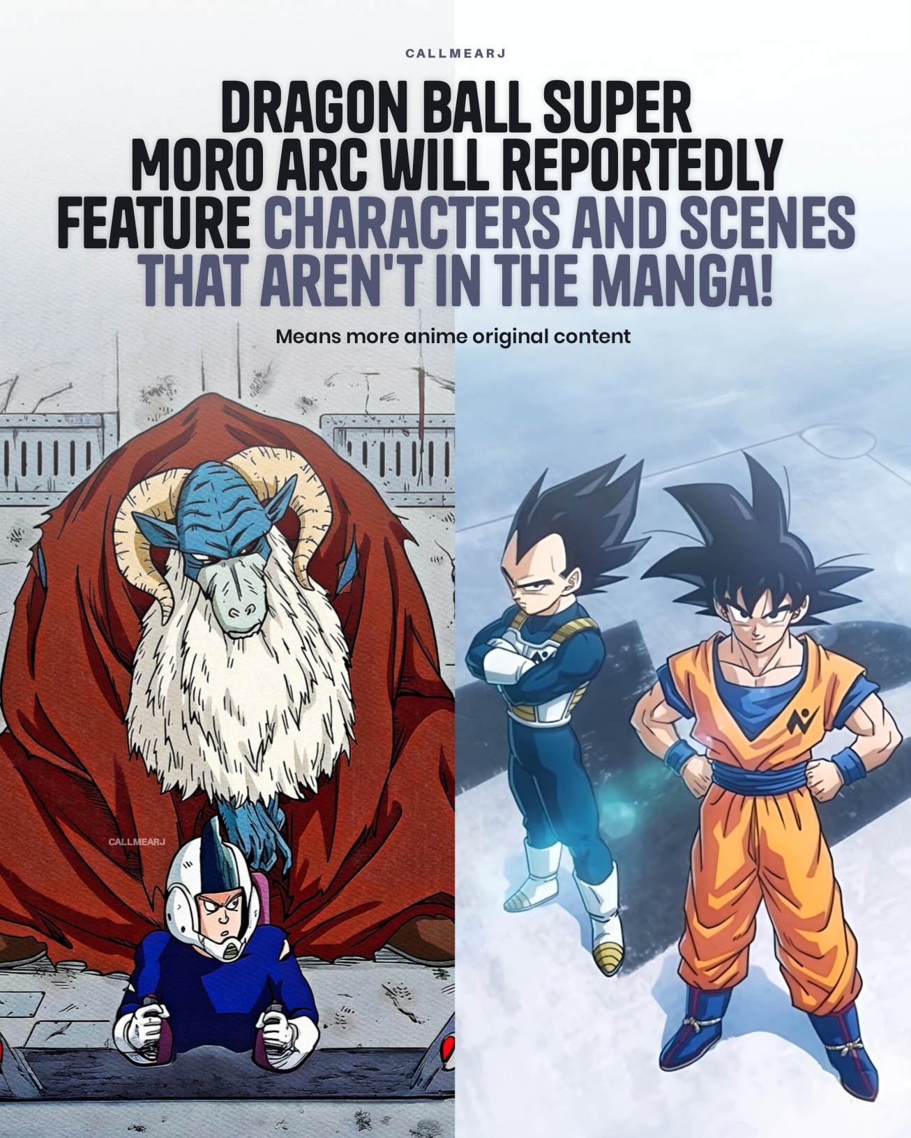 CALLMEARJ - RUMOR: Dragon Ball Super: The Galactic Patrol... | Facebook