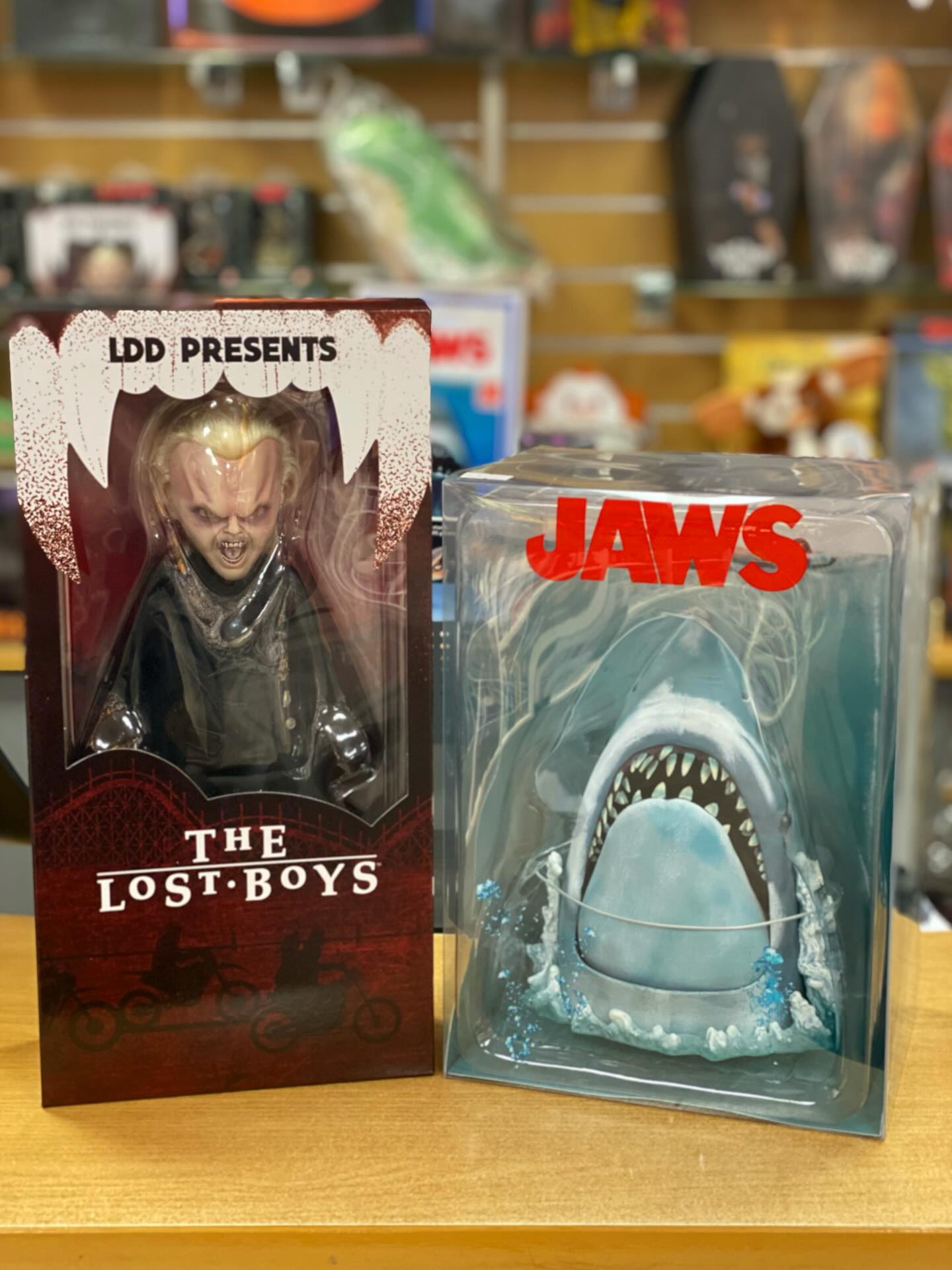 New arrivals in store today ?? LDD The Lost Boys David Neca Jaws 