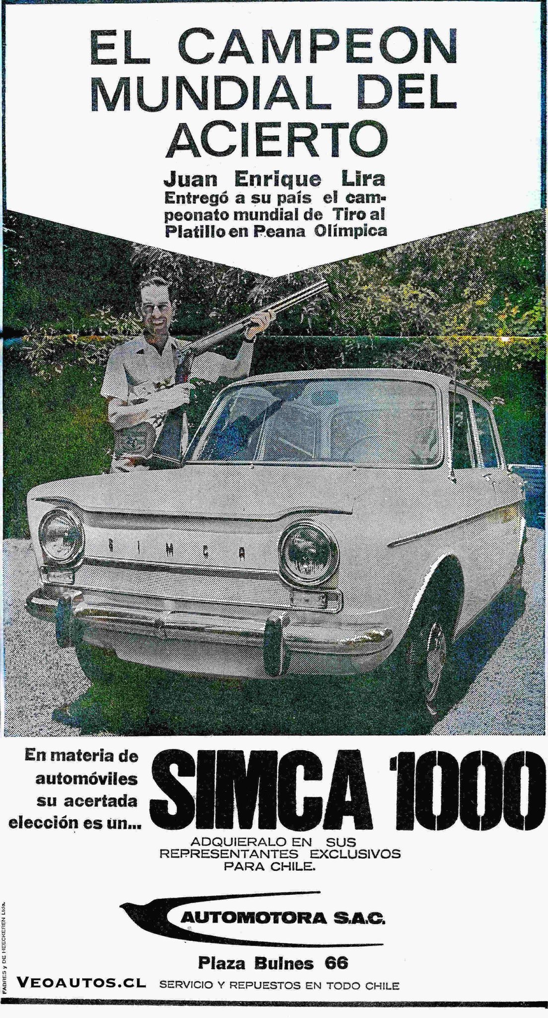 VeoAutos.cl - #Veoautosdeldía SIMCA 1000 Chile 1965, año en que se ...