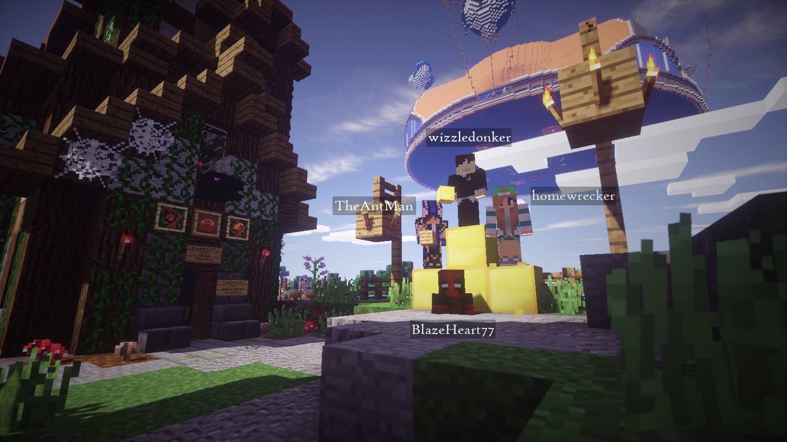 Oblicom Minecraft Server - Meet the cast! These guys run the show ...