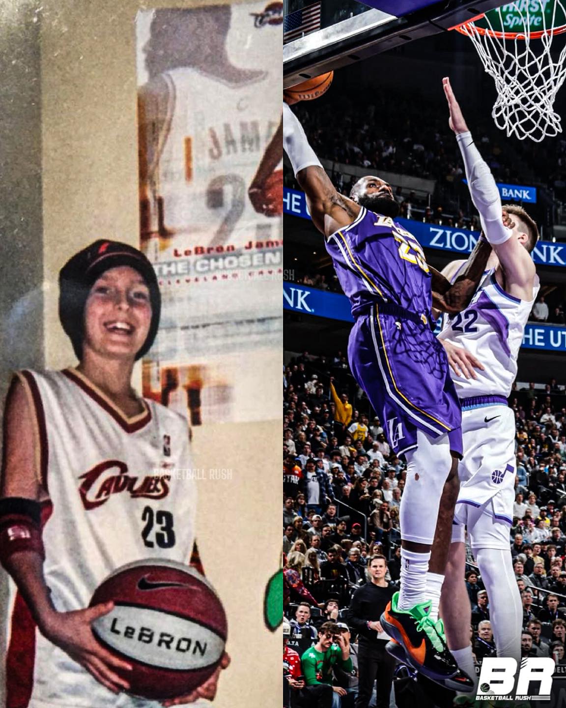 Basketball - Kyle Filipowski once had a LeBron James poster on his wall ...