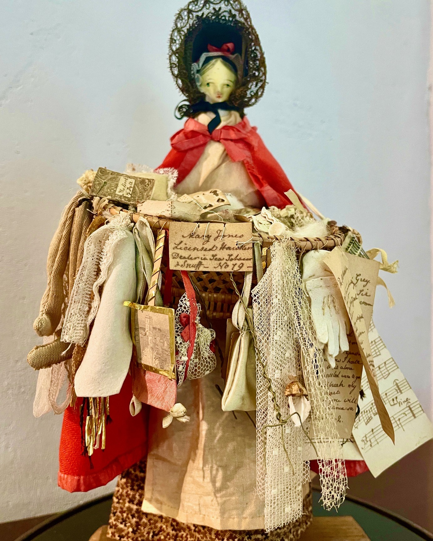 This is a Welsh Peddler doll and it dates to the last half of the