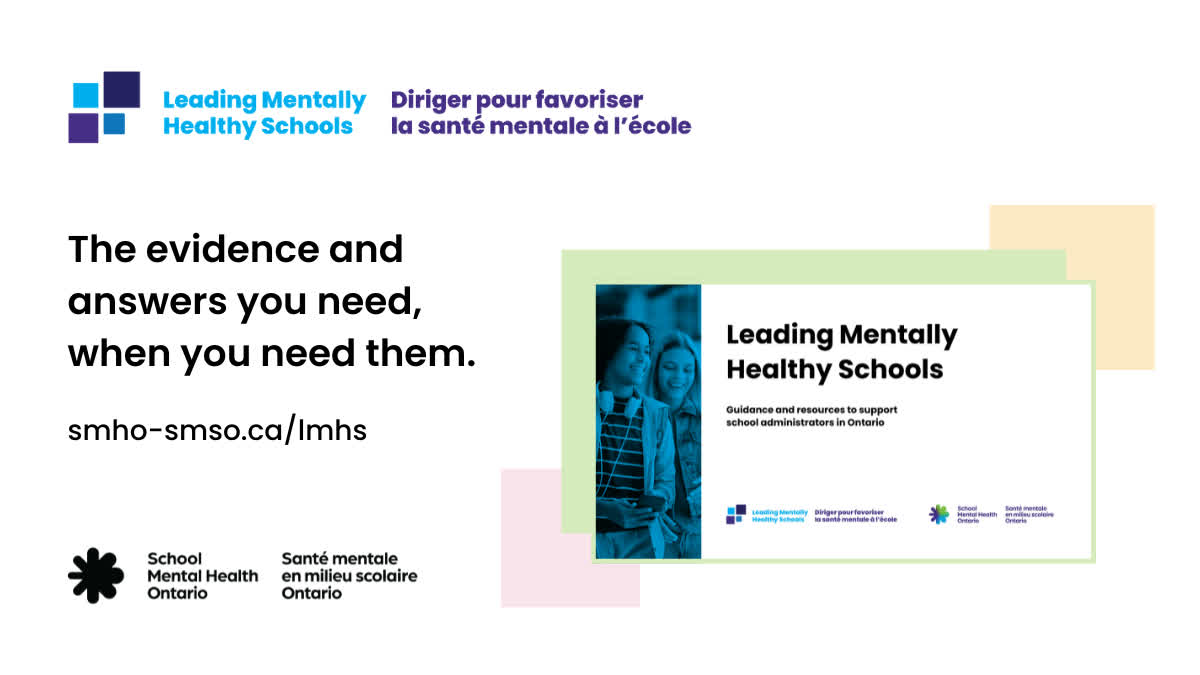 School Mental Health Ontario / Santé mentale en milieu scolaire Ontario ...