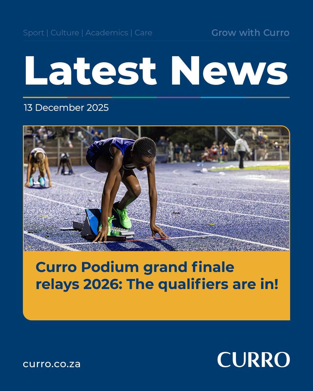 Curro - 🏃‍♀️🔥 The stage is set! Congratulations to all the schools that ...