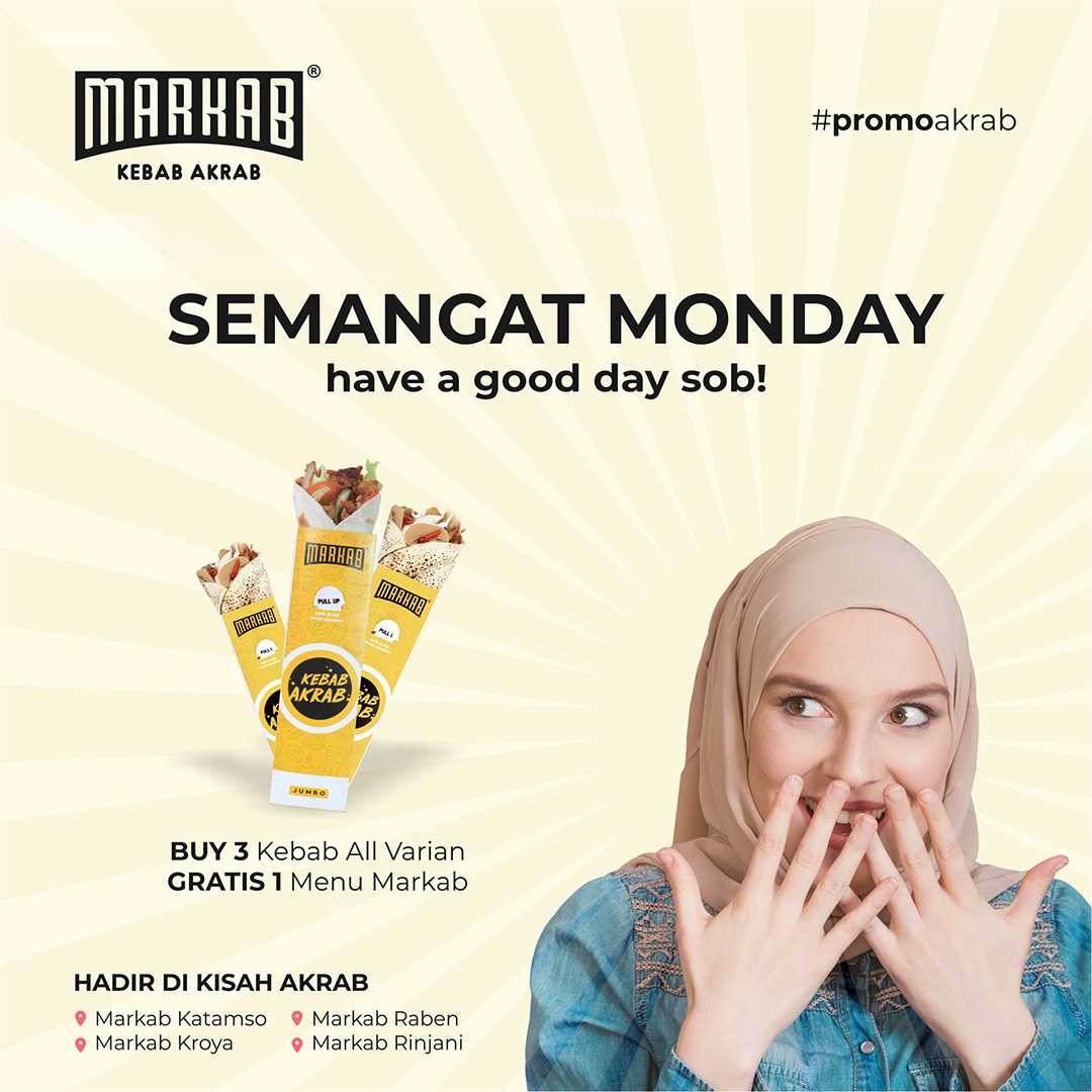 Markab.id - YEAY, PROMO SEMANGAT MONDAY! Semangat dong dengan aktivitas ...