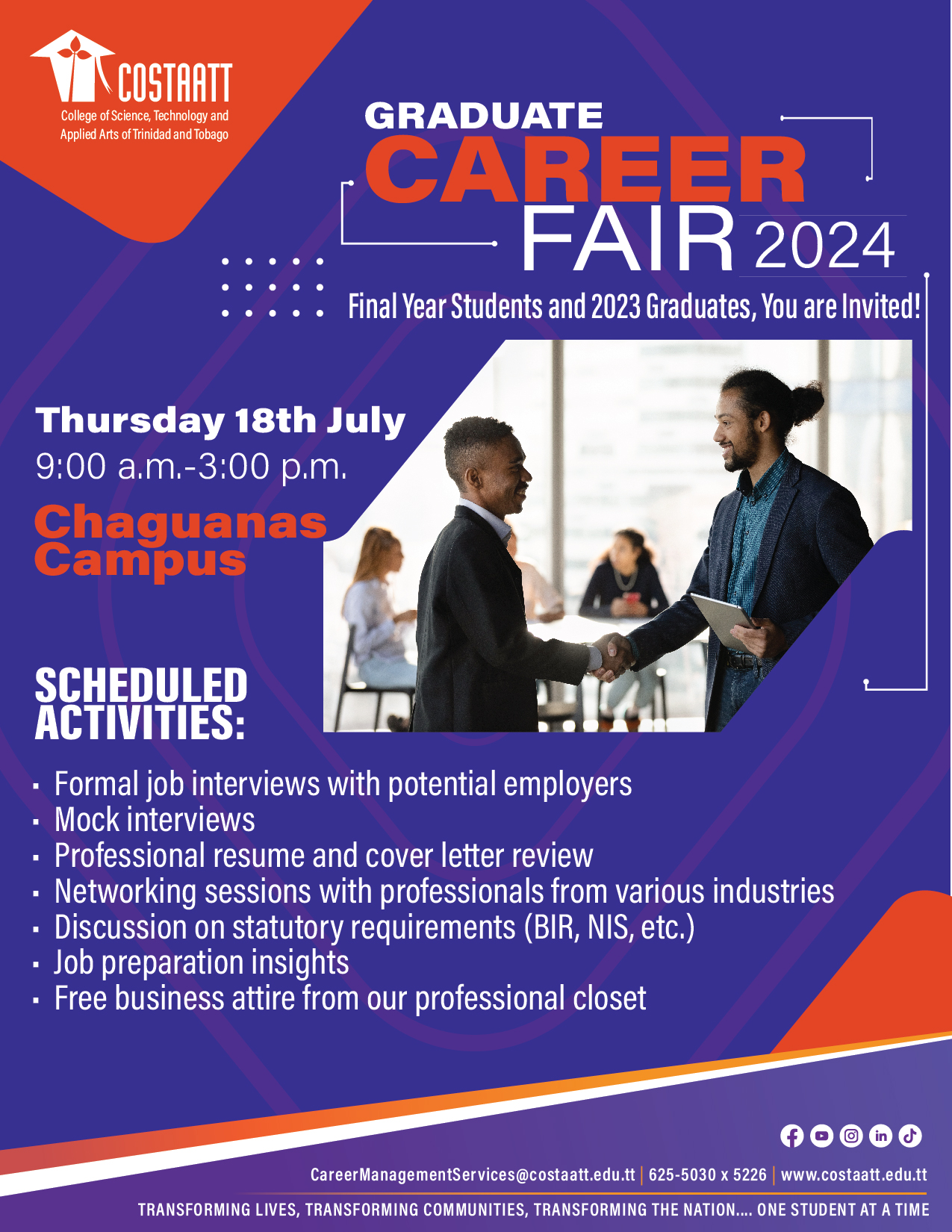 COSTAATT - 🚀🌟 Calling all final-year students and 2023...