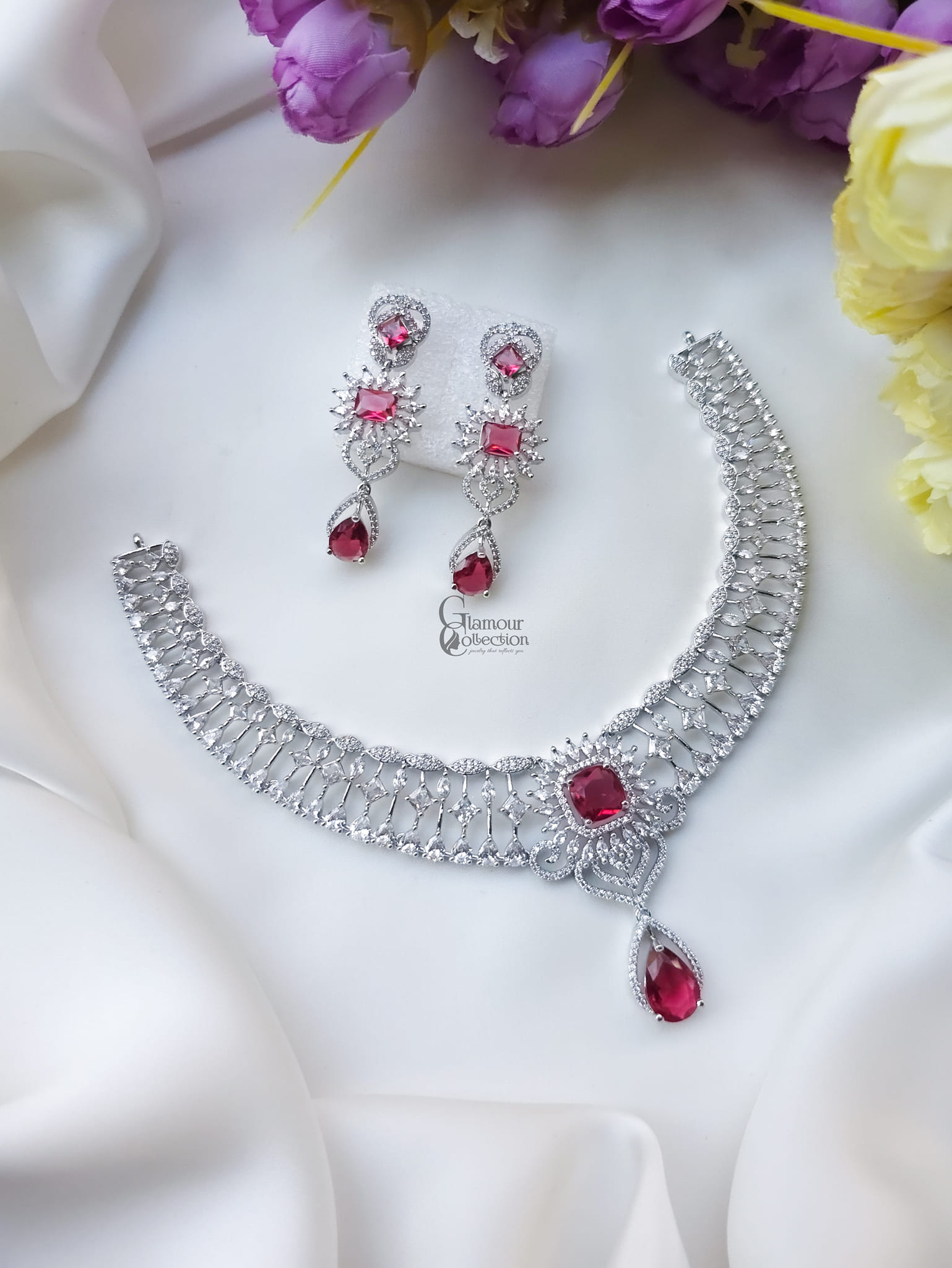 Premium Quality Diamond Cut Necklace Set ❤️✨ Product Details 