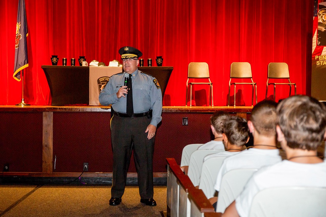PA State Police - Colonel Paris paid a special visit to a...