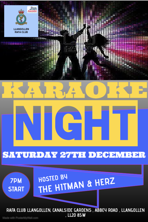 RAFA Club Llangollen added a new photo. - RAFA Club Llangollen