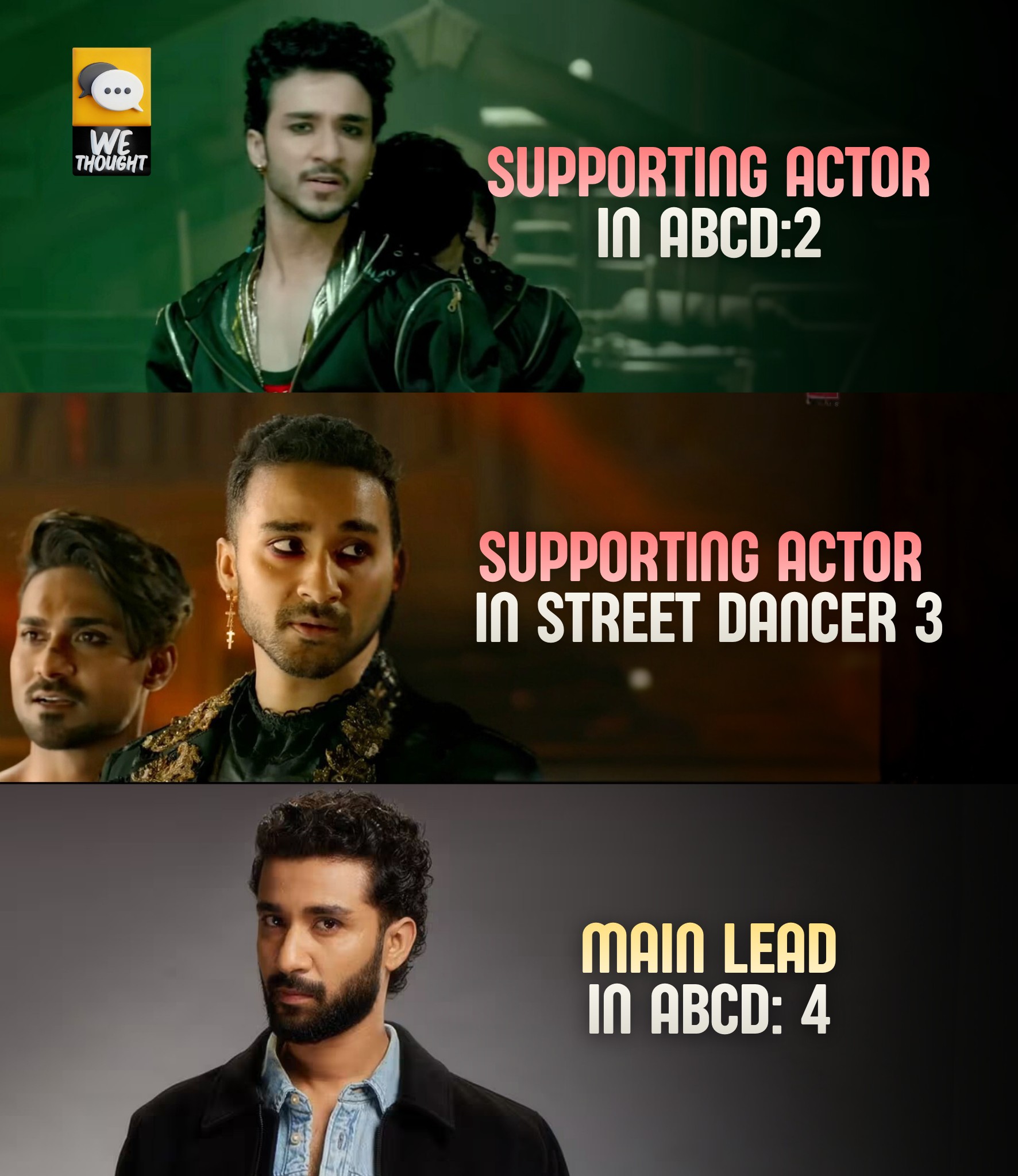We - This is called SUCCESS and Growth ! 💯 From playing supporting ...