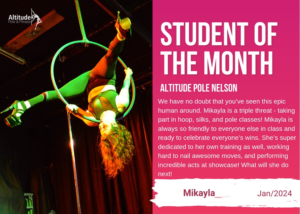 Altitude Pole - 🌟Our January student of the month goes to...