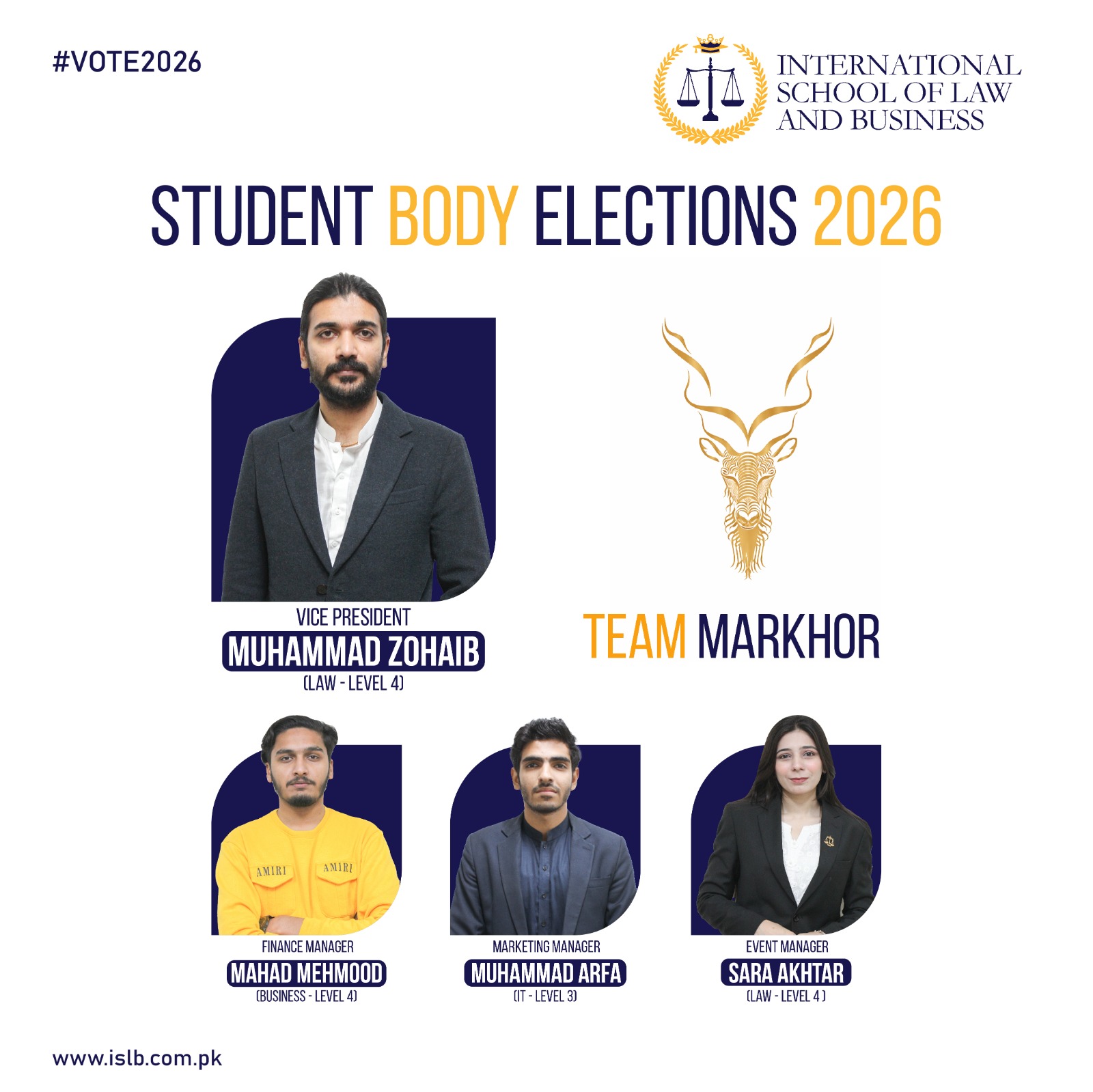 🗳️ ISLB... - International School of Law and Business - ISLB | Facebook