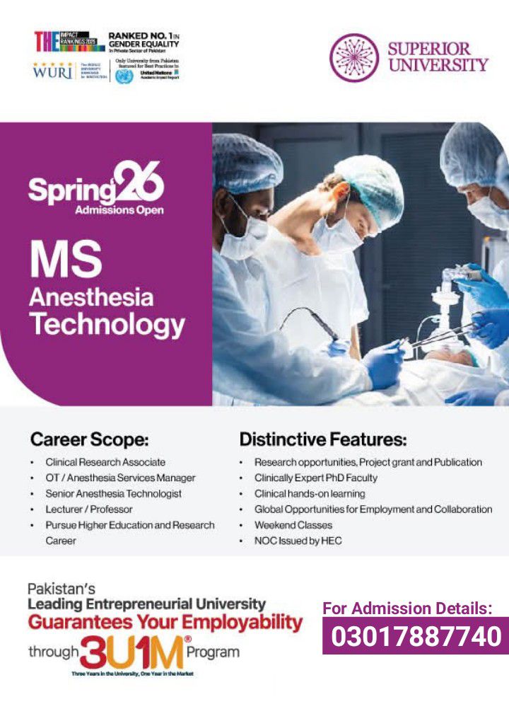 Admission - MS Anesthesia Technology – Spring 2026 Admissions Open at ...