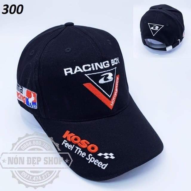 Nón xe racing boy