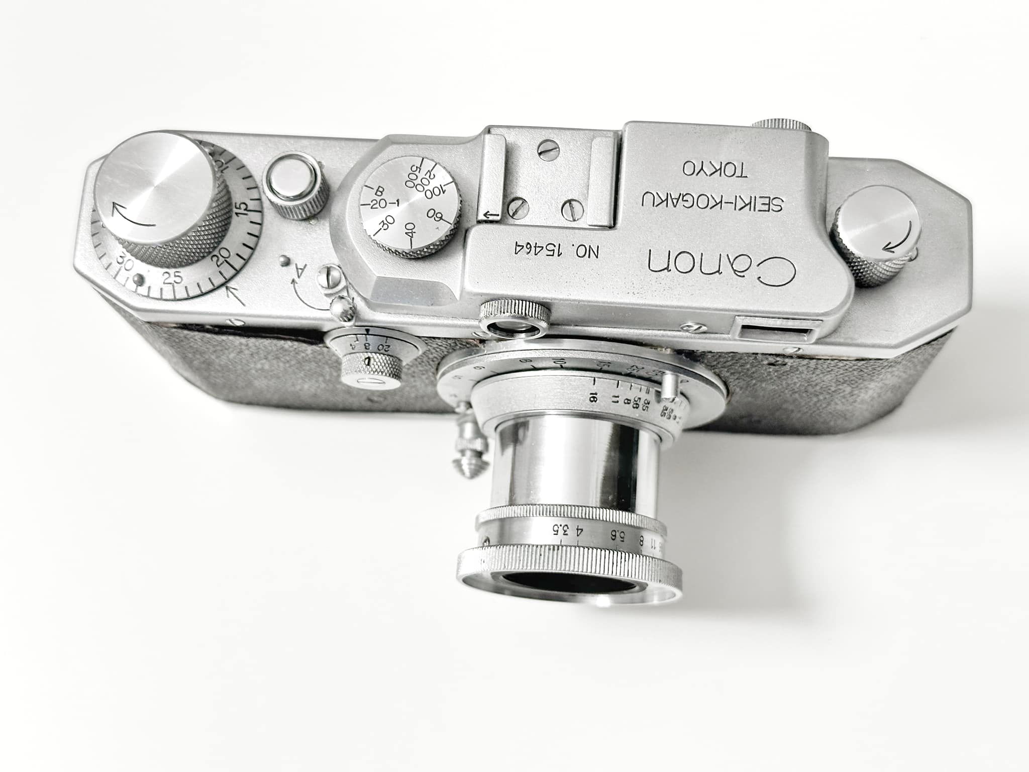 What year was Canon Nikkor 5cm f3.5 lens produced?