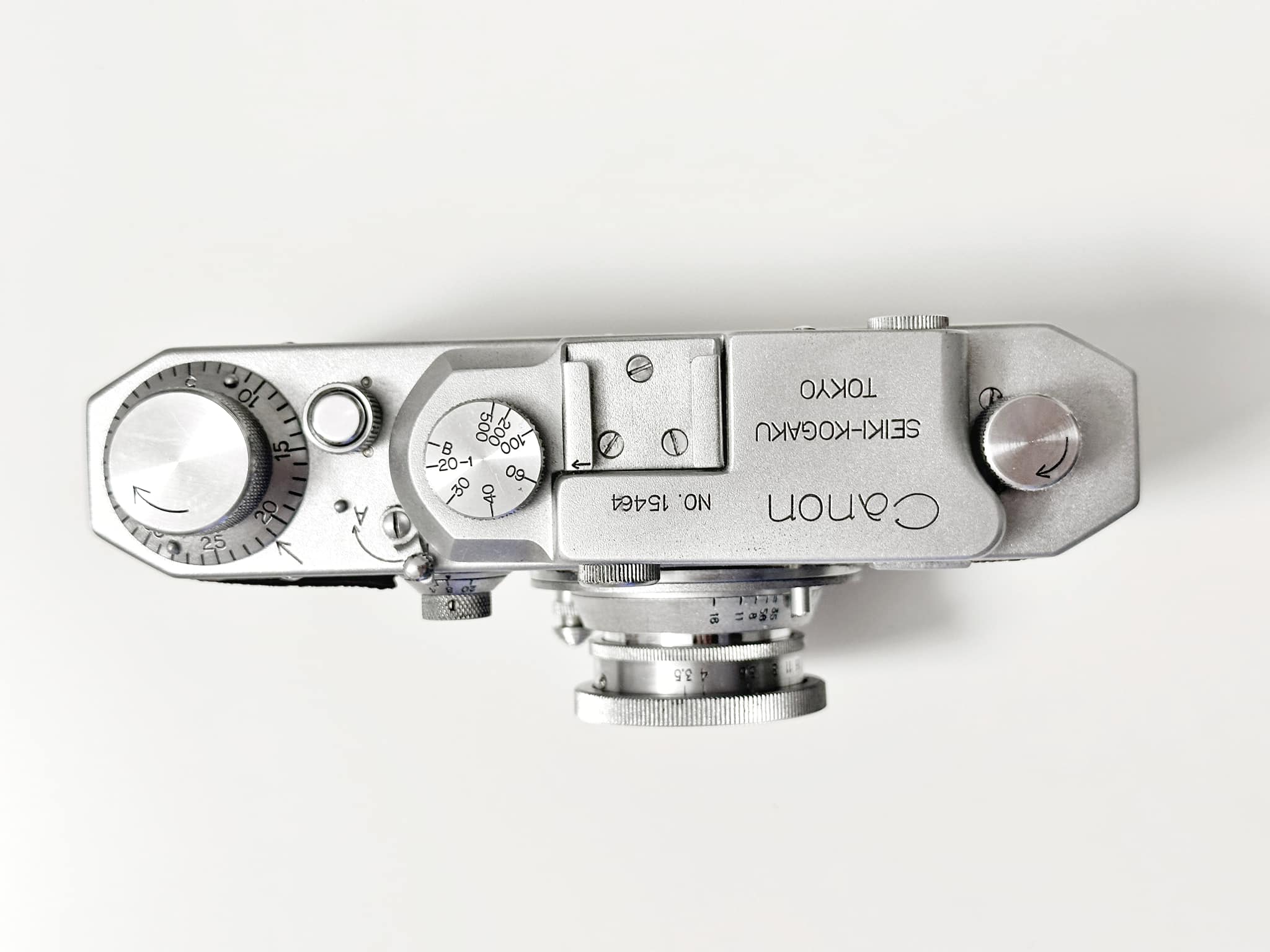 What year was Canon Nikkor 5cm f3.5 lens produced?