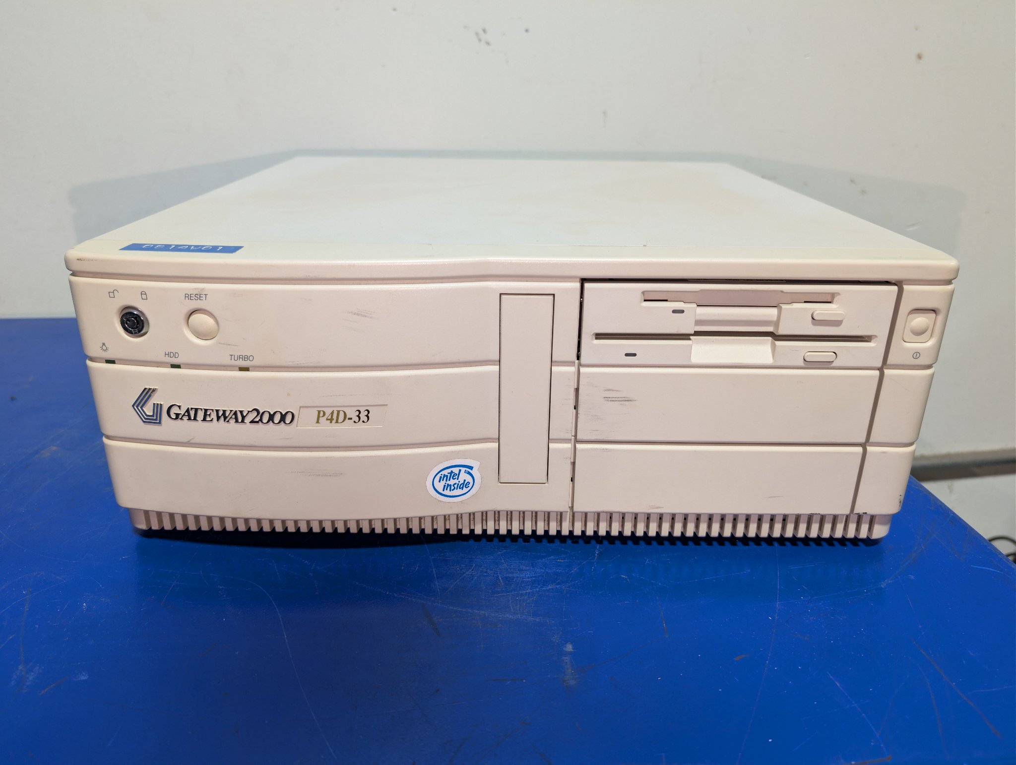 Vintage Gateway 2000 P4D-33 486DX Desktop Computer, ATI mach32 PCI ...