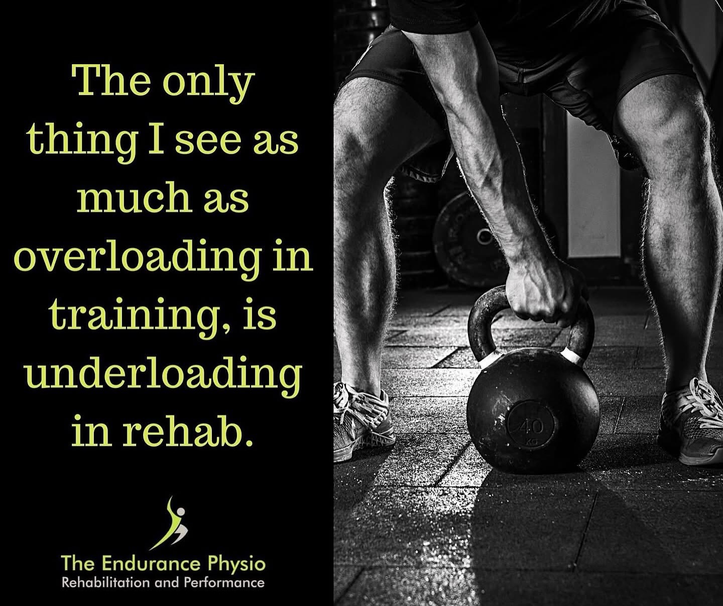 The Endurance - If I pick an athlete up who has “failed rehab” to date ...