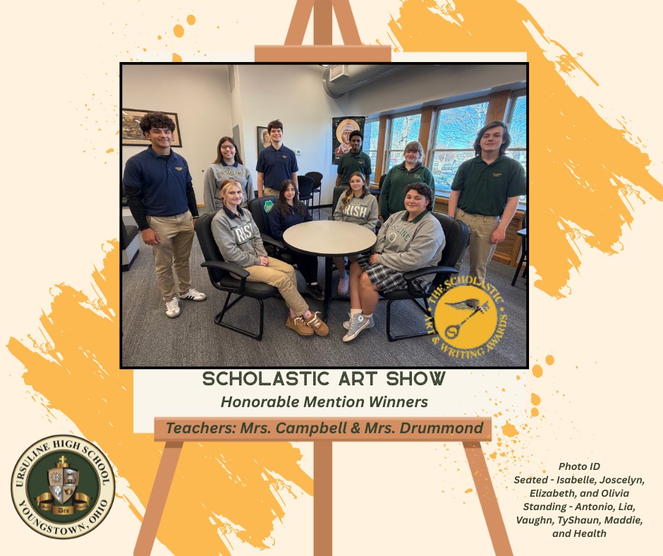 Ursuline - To conclude our Scholastic Art Show recognitions, Ursuline ...