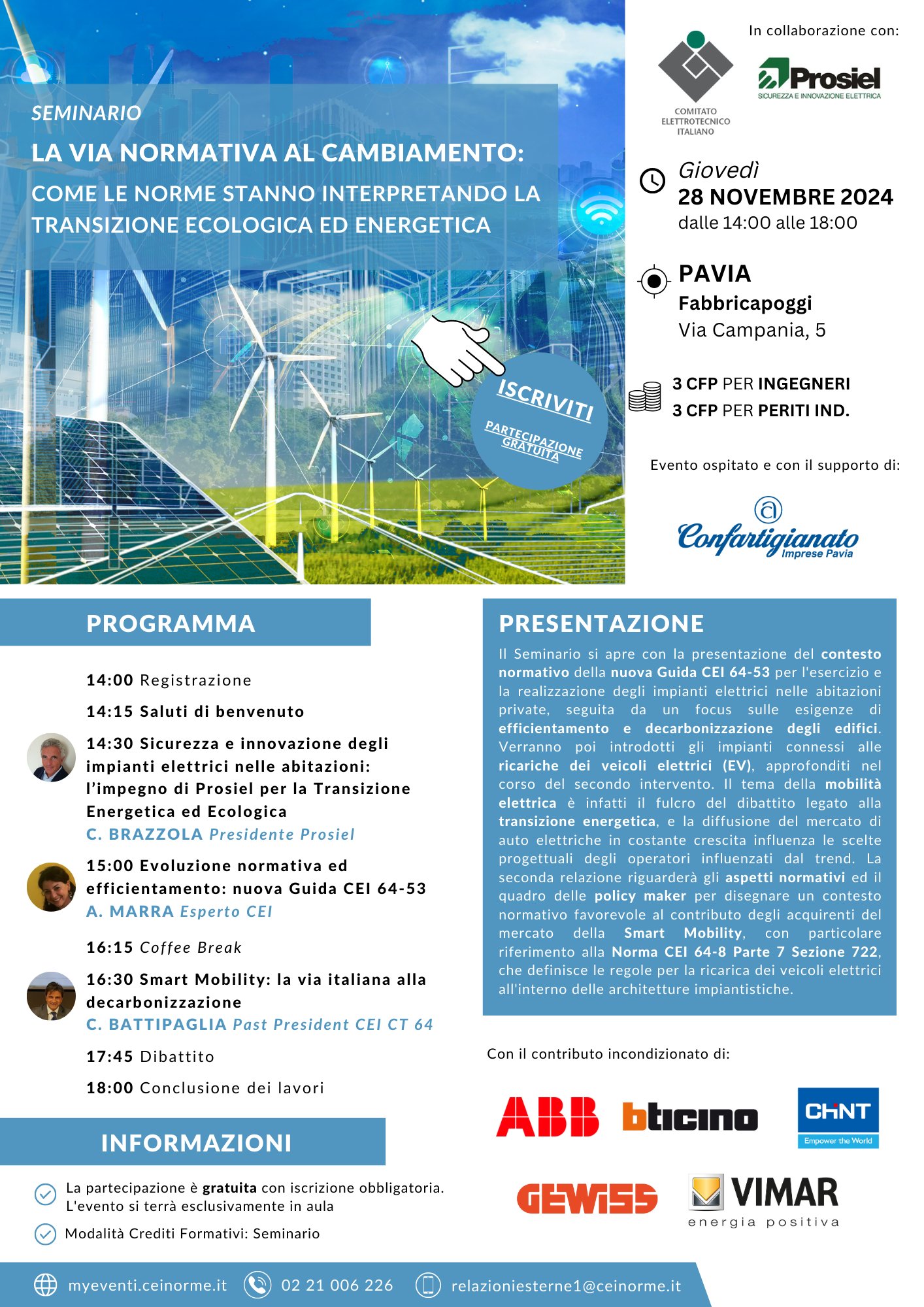 "La via normativa... - CEI - Comitato Elettrotecnico Italiano | Facebook